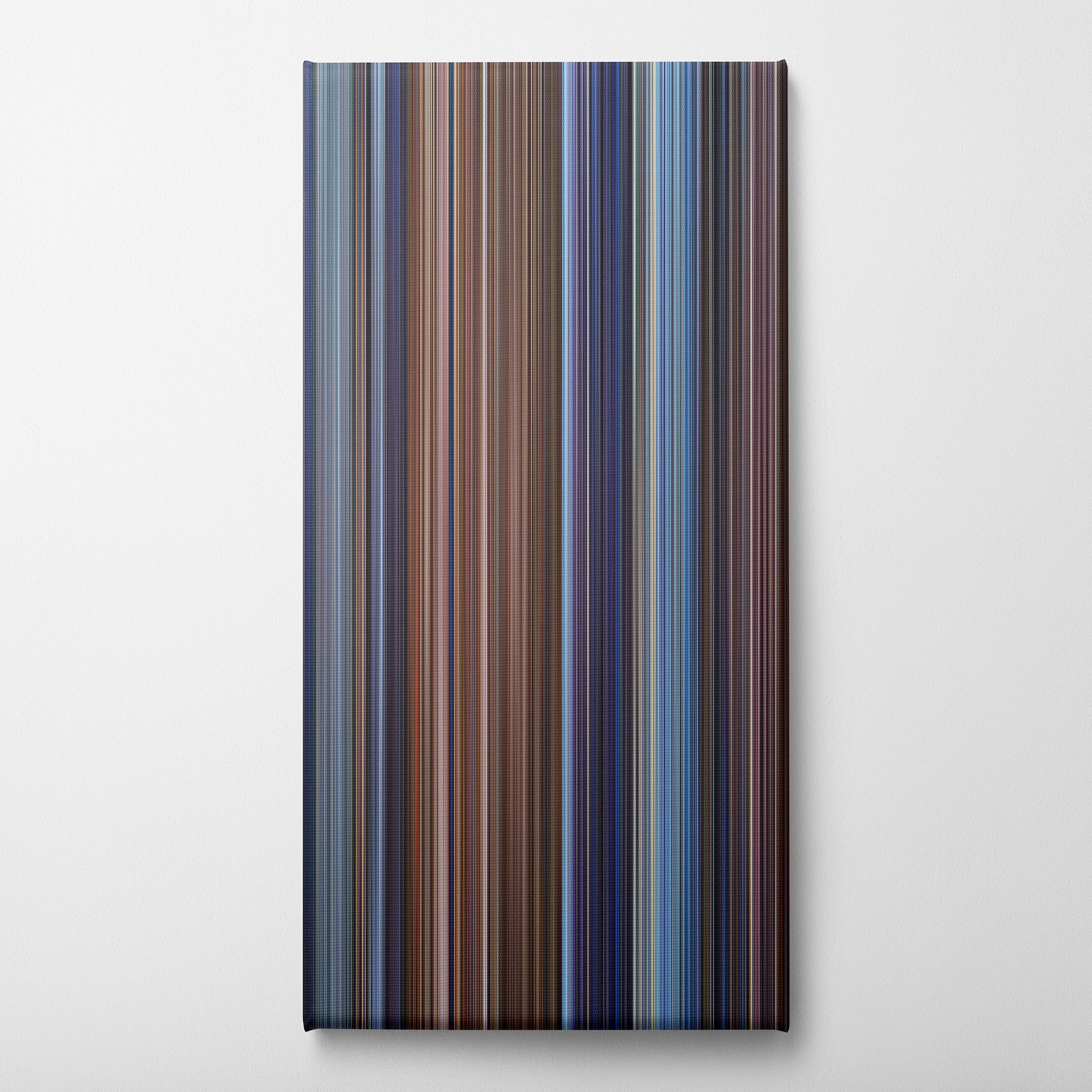 Die Another Day (2002) CineSpectrum Color Spectrum Canvas Print - Vertical on Wall