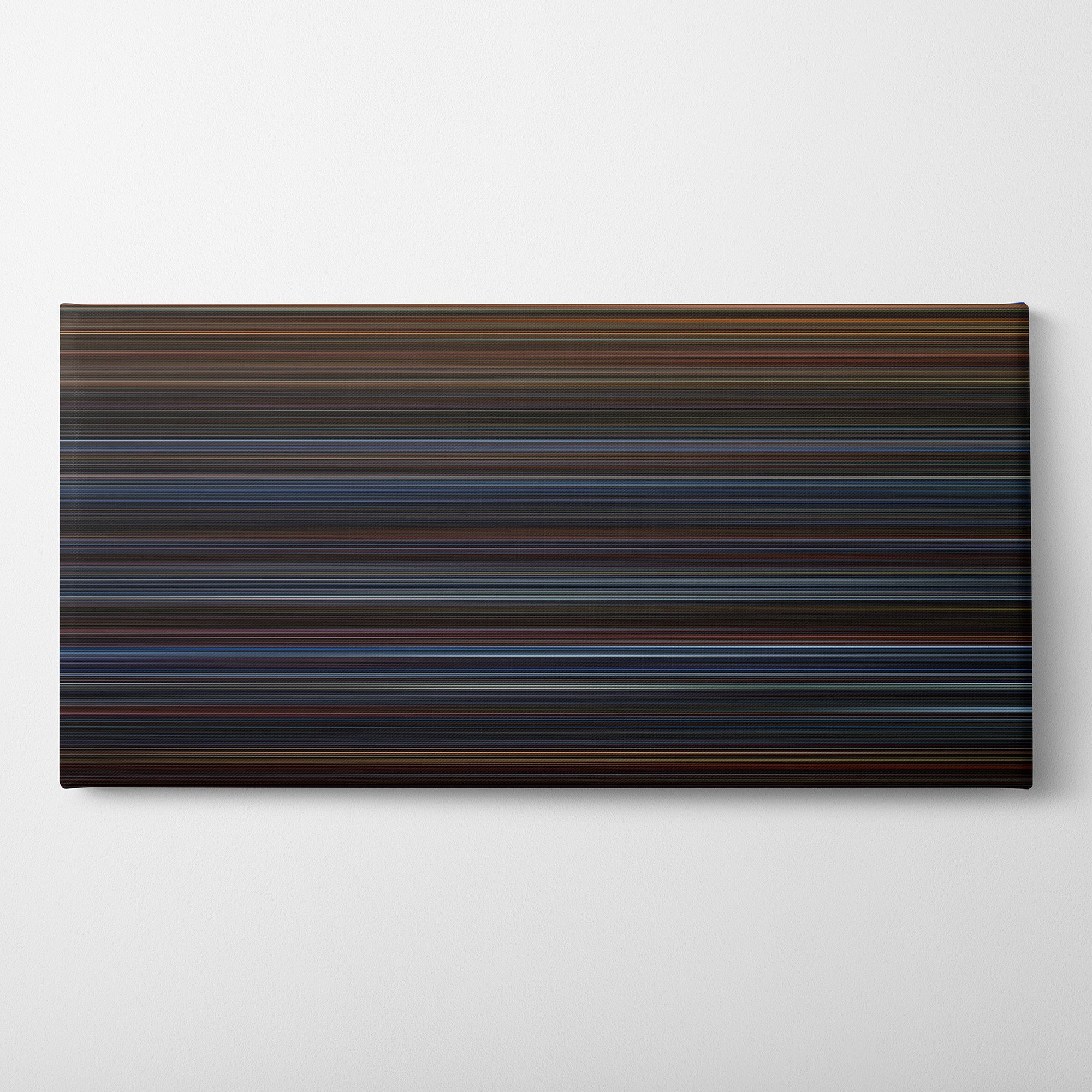 Die Hard (1988) CineSpectrum Color Spectrum Canvas Print - Horizontal on Wall