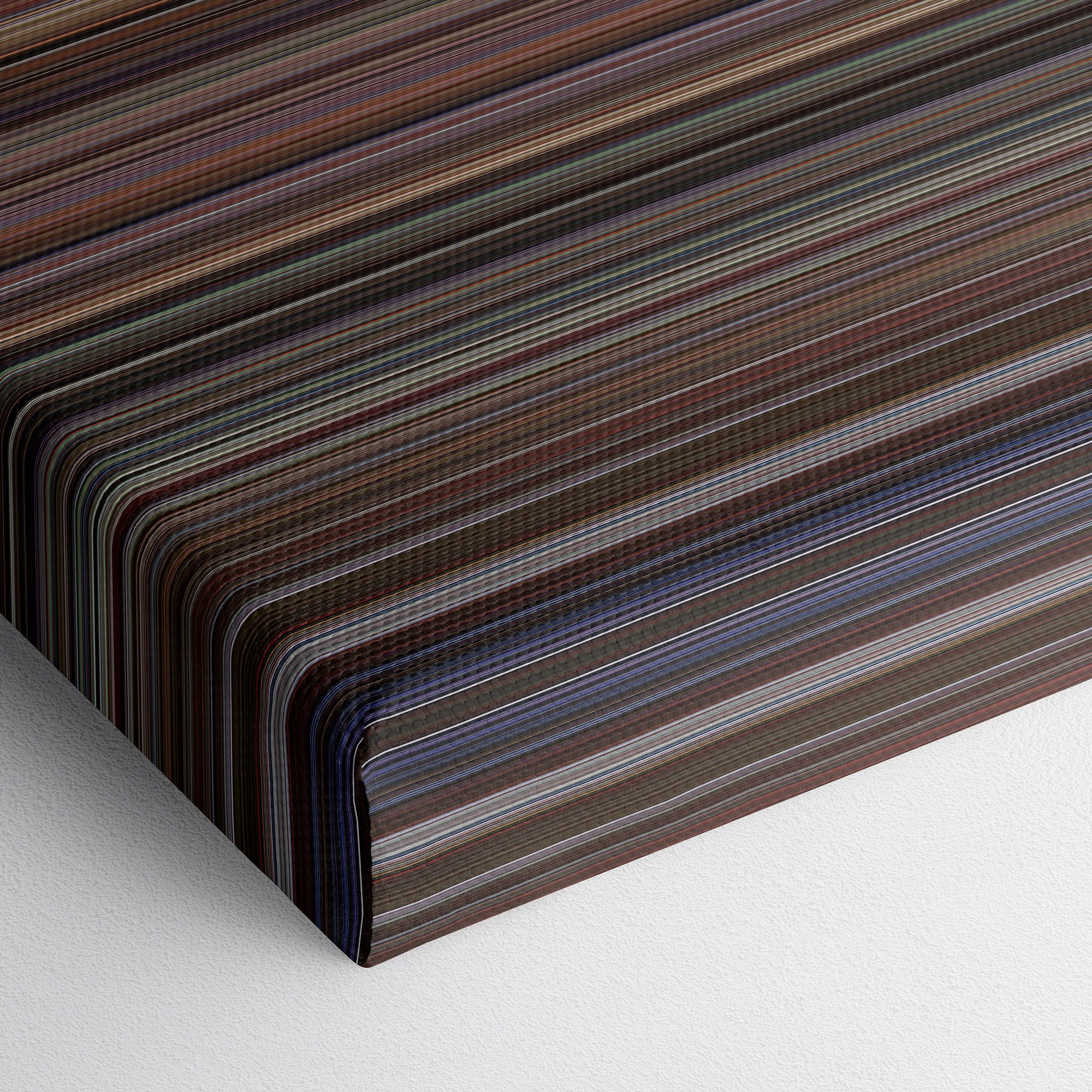 Die Hard with a Vengeance (1995) CineSpectrum Color Spectrum Canvas Print - Close Up of Bottom of Print