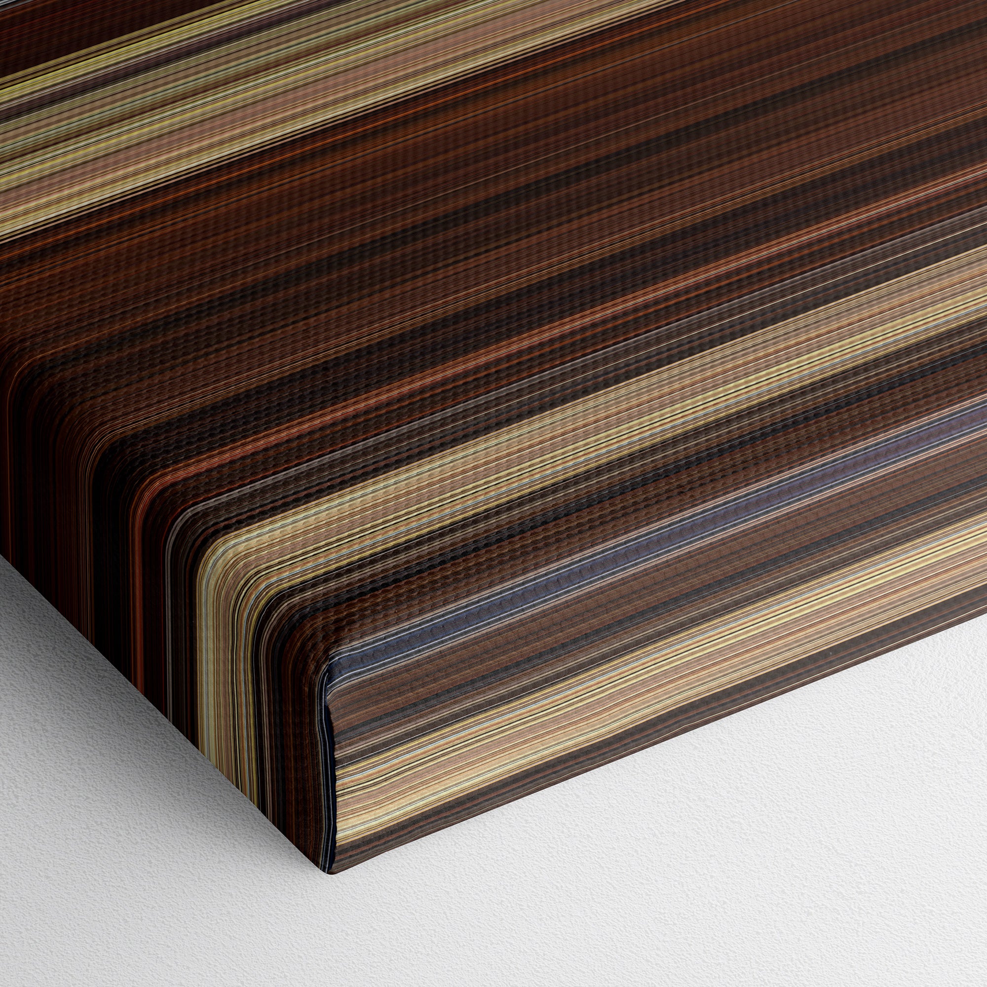 Django Unchained (2012) CineSpectrum Color Spectrum Canvas Print - Close Up of Bottom of Print