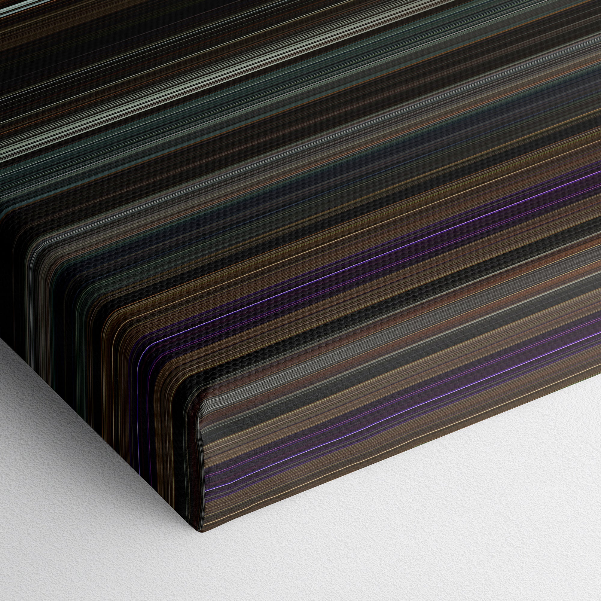 Doctor Strange (2016) CineSpectrum Color Spectrum Canvas Print - Close Up of Bottom of Print