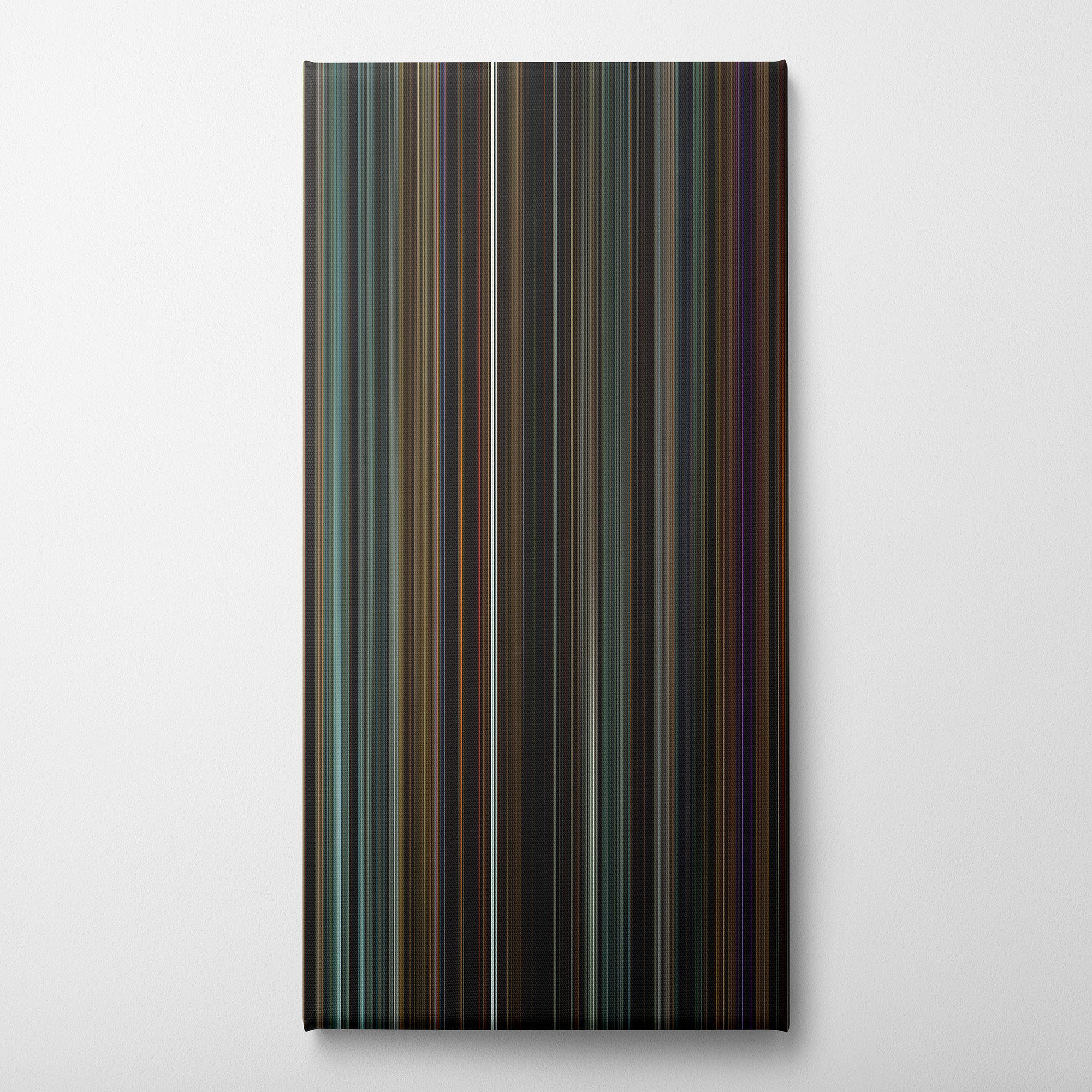 Doctor Strange (2016) CineSpectrum Color Spectrum Canvas Print - Vertical on Wall