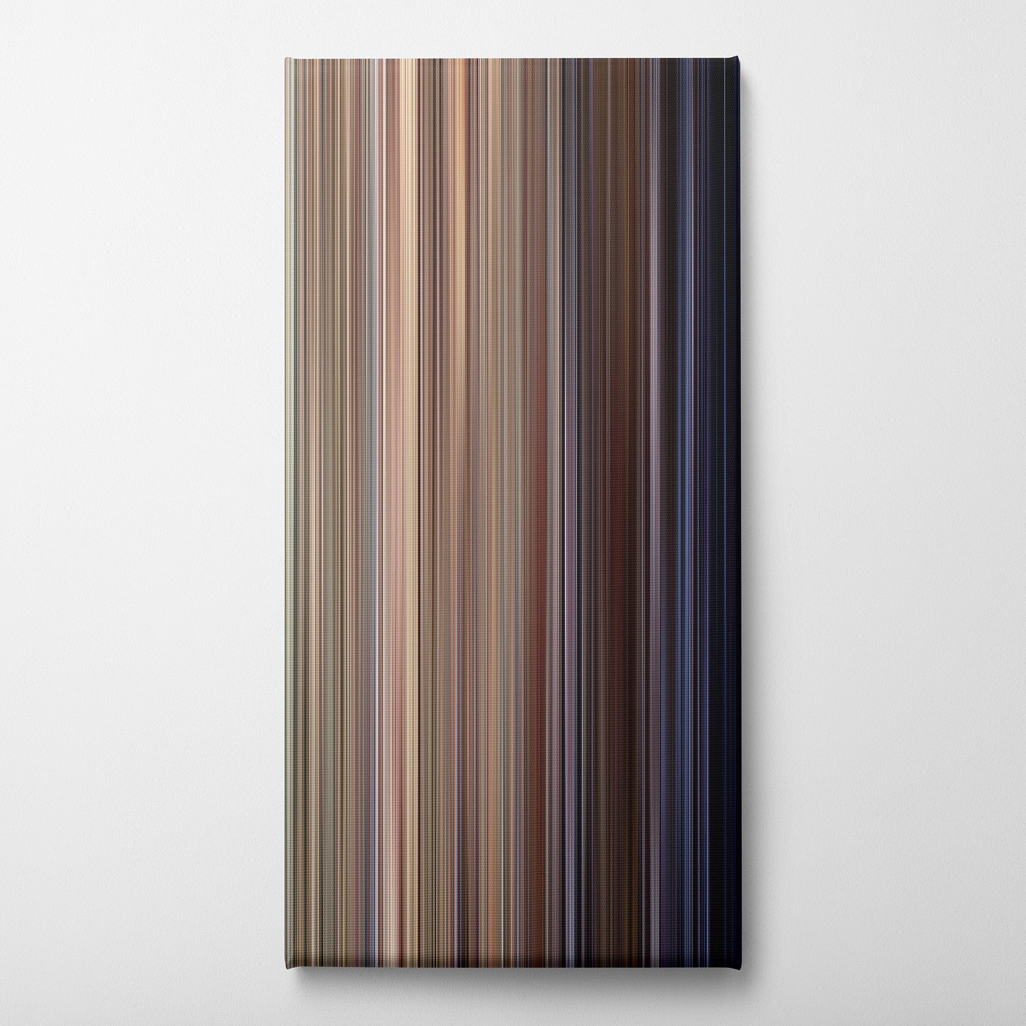 Dog Day Afternoon (1975) CineSpectrum Color Spectrum Canvas Print - Vertical on Wall