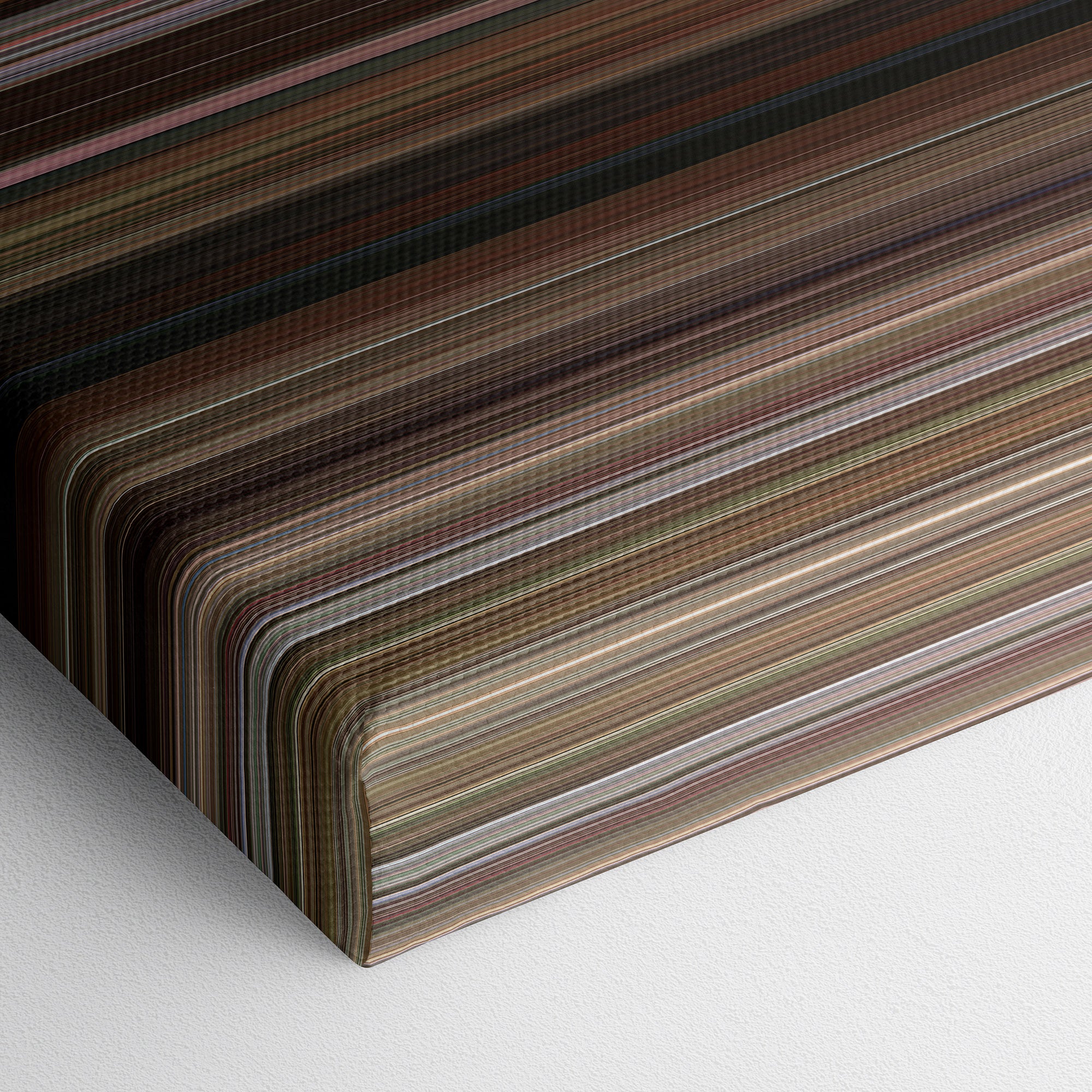 Dogma (1999) CineSpectrum Color Spectrum Canvas Print - Close Up of Bottom of Print