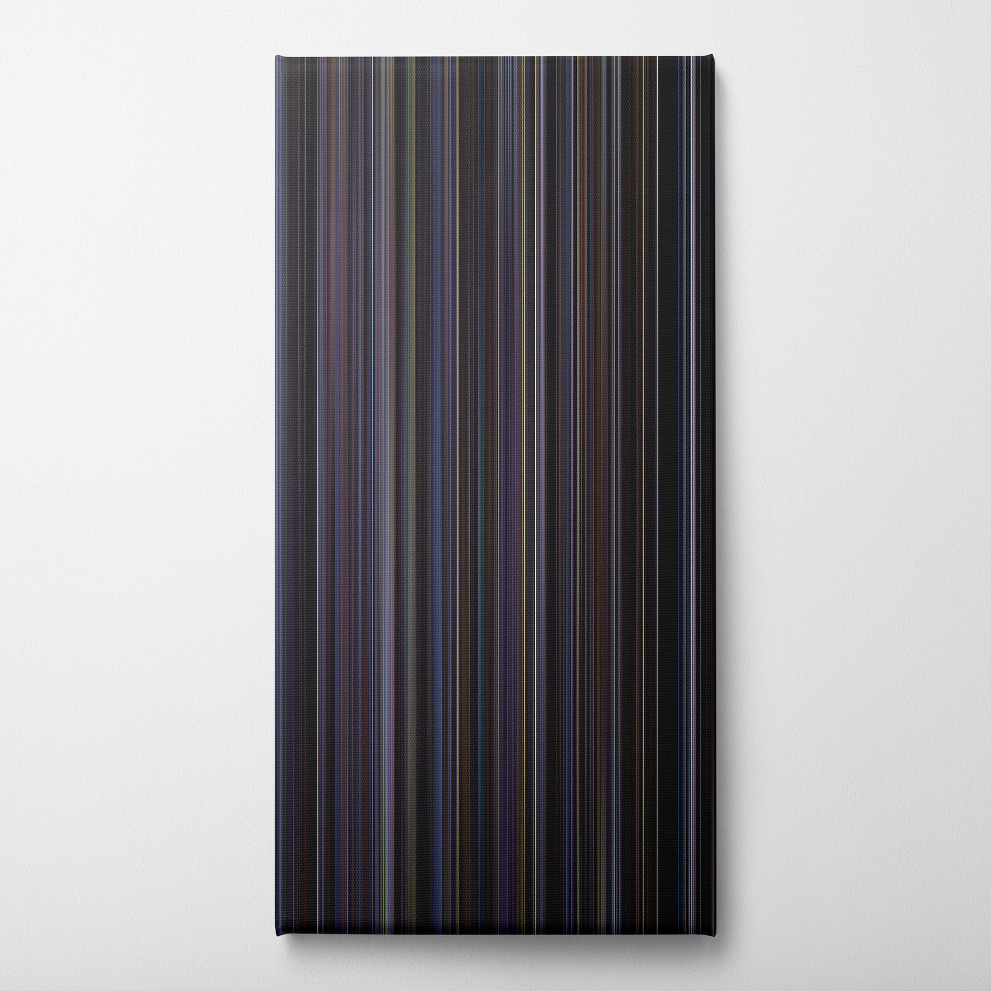 Donnie Darko (2001) CineSpectrum Color Spectrum Canvas Print - Vertical on Wall