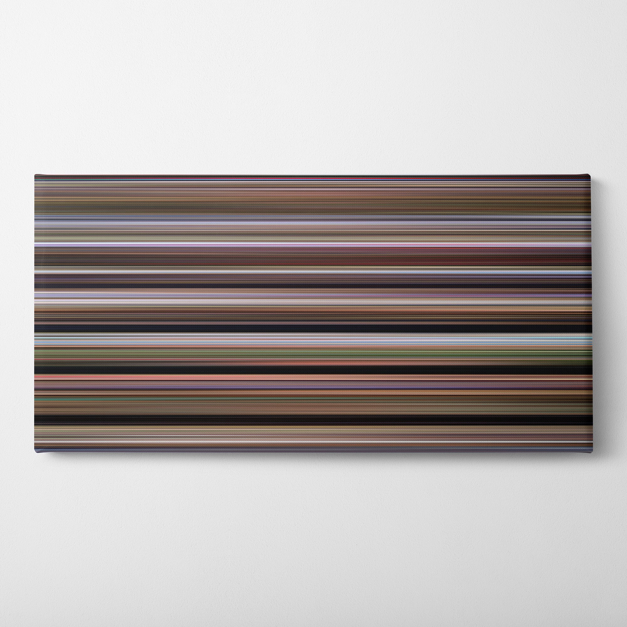 Dr No (1962) CineSpectrum Color Spectrum Canvas Print - Horizontal on Wall