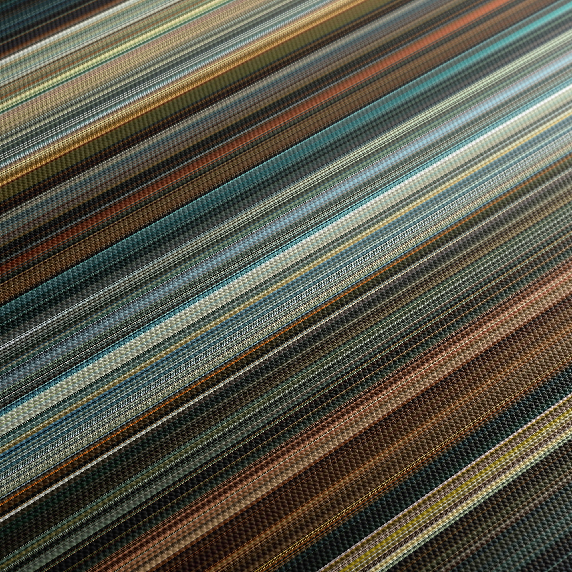 Drive (2011) CineSpectrum Color Spectrum Canvas Print - Close Up of Middle of Print