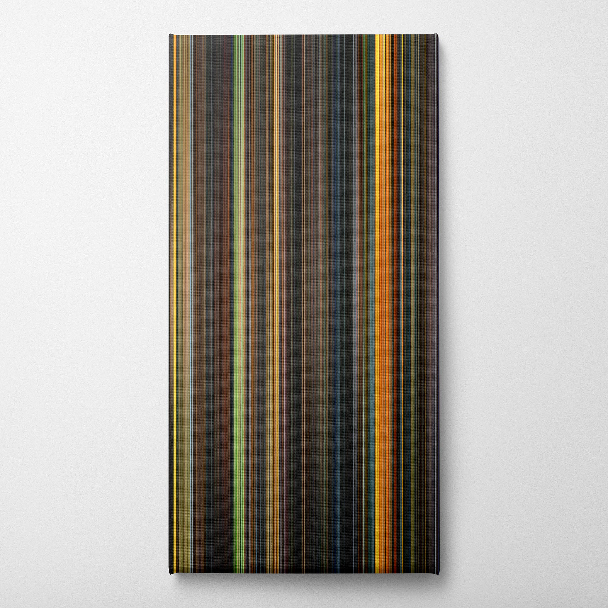 Dune (1984) CineSpectrum Color Spectrum Canvas Print - Vertical on Wall