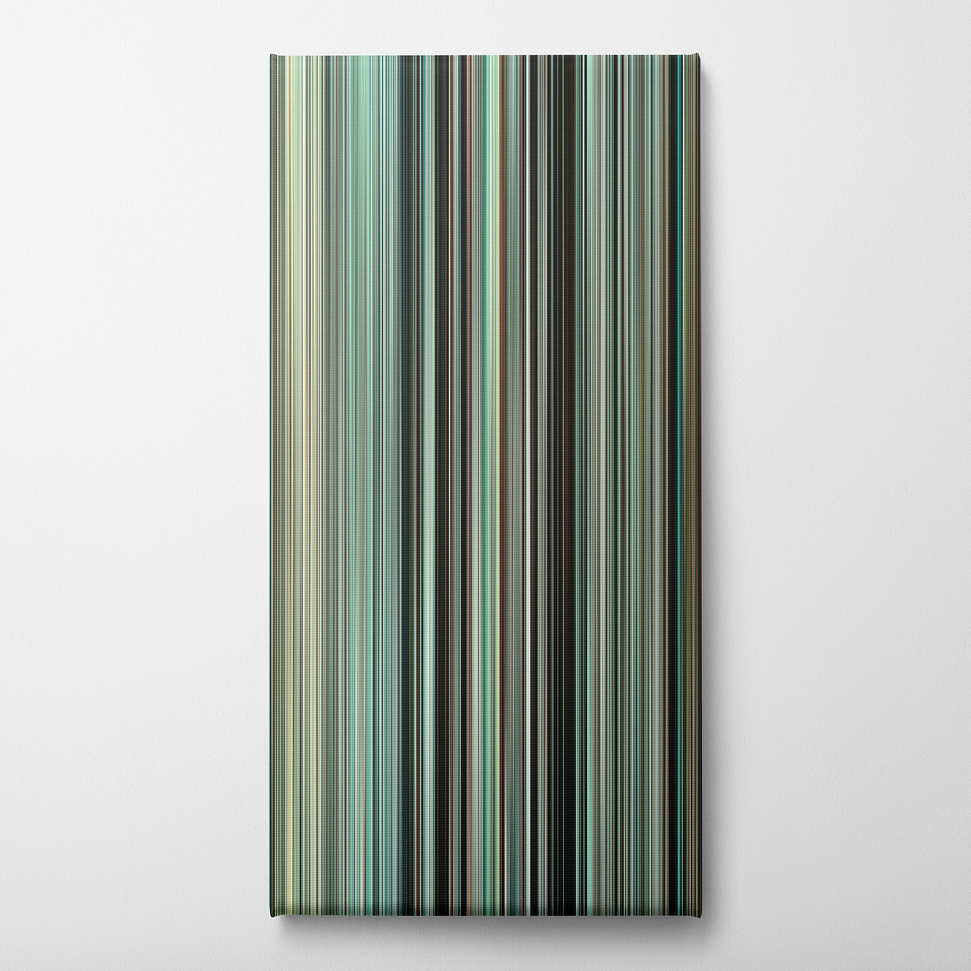 Dunkirk (2017) CineSpectrum Color Spectrum Canvas Print - Vertical on Wall