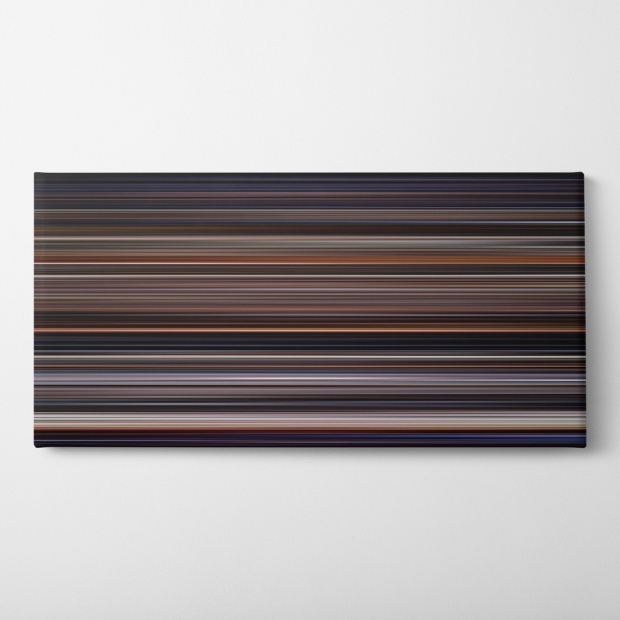 E.T. the Extra Terrestrial (1982) CineSpectrum Color Spectrum Canvas Print - Horizontal on Wall