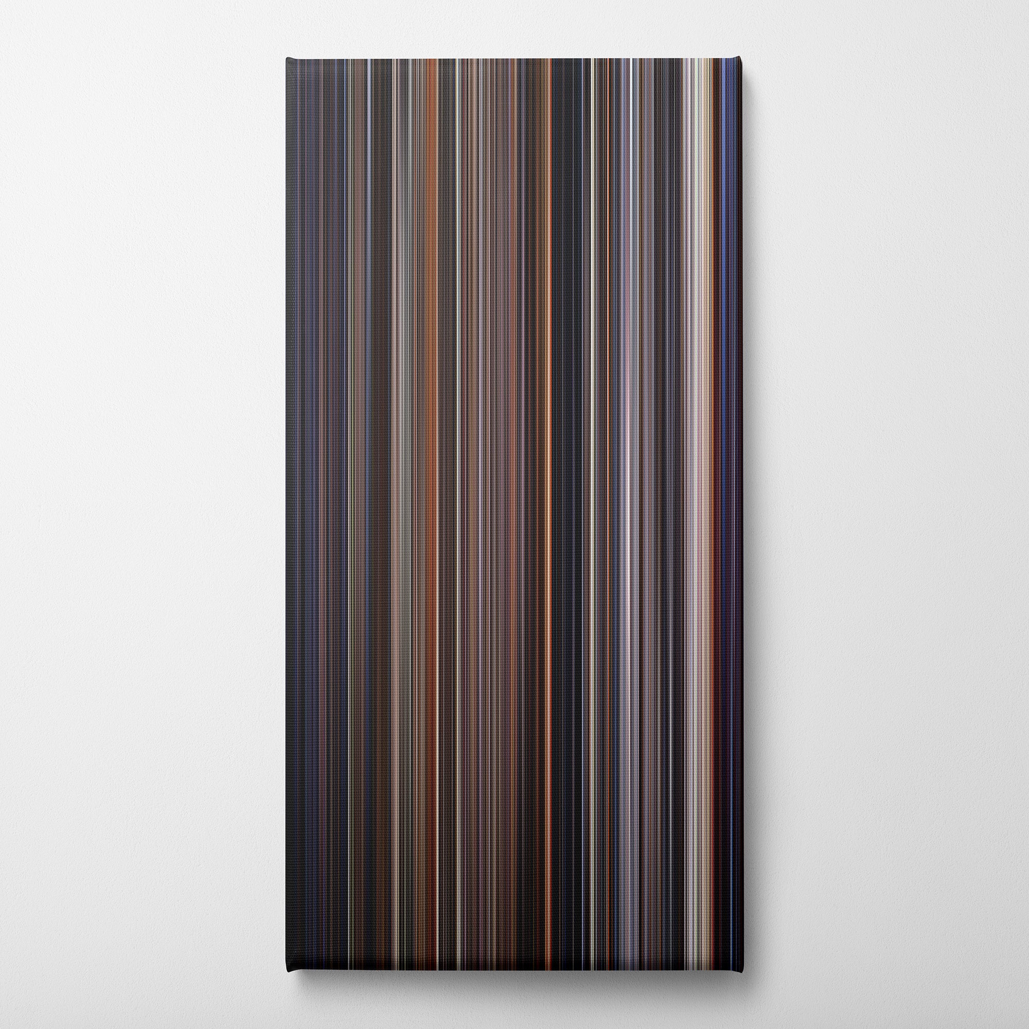 E.T. the Extra Terrestrial (1982) CineSpectrum Color Spectrum Canvas Print - Vertical on Wall
