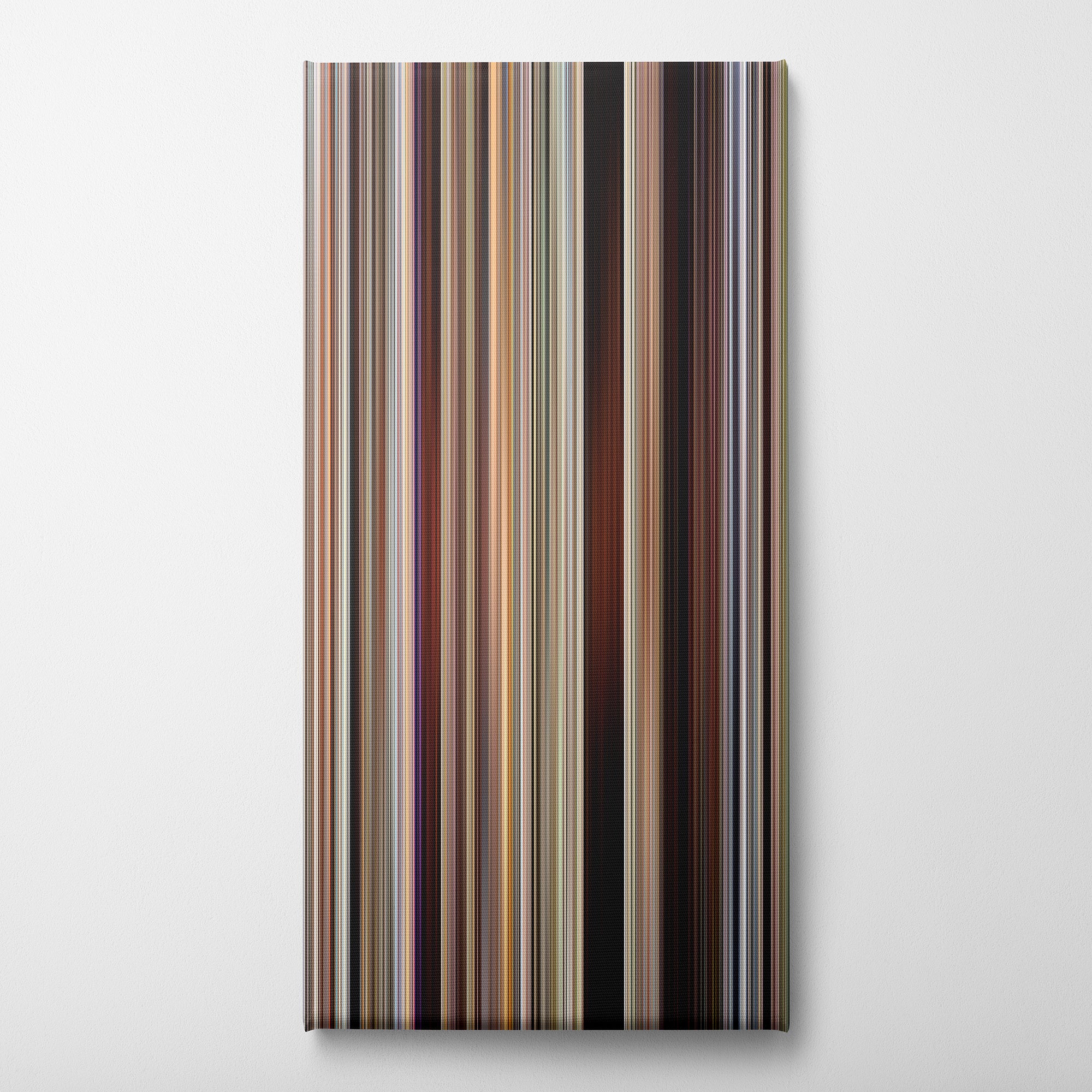 Easy Rider (1969) CineSpectrum Color Spectrum Canvas Print - Vertical on Wall