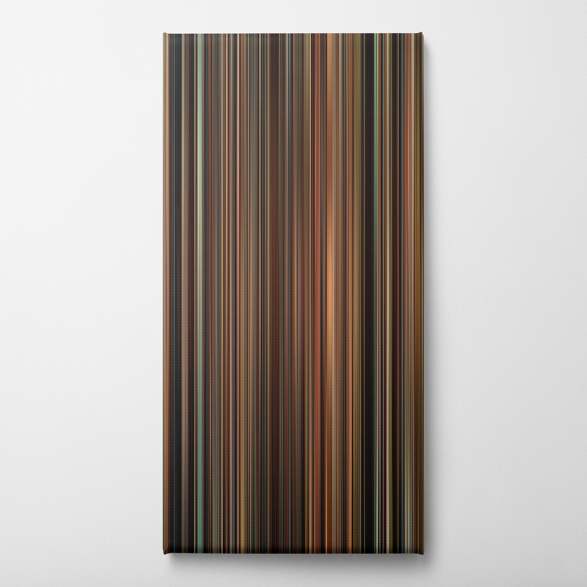 Eat Pray Love (2010) CineSpectrum Color Spectrum Canvas Print - Vertical on Wall
