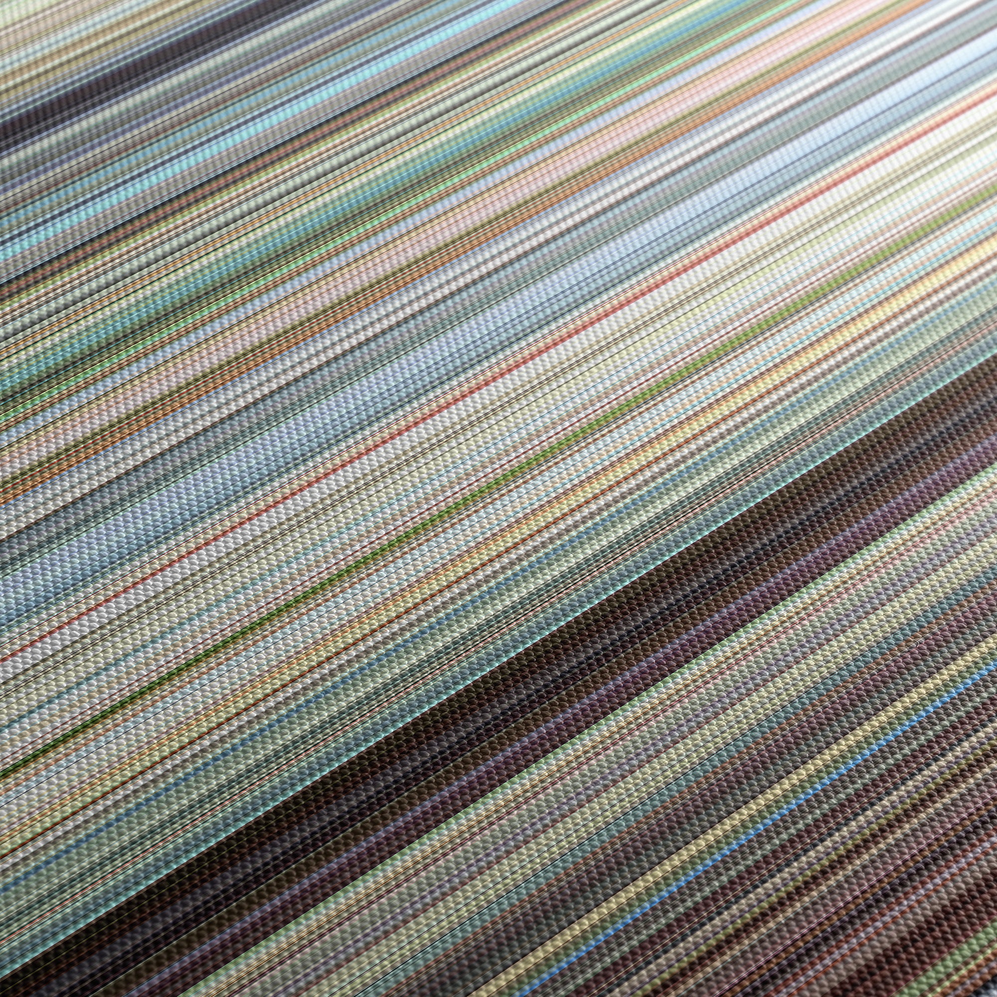El Topo (1970) CineSpectrum Color Spectrum Canvas Print - Close Up of Middle of Print
