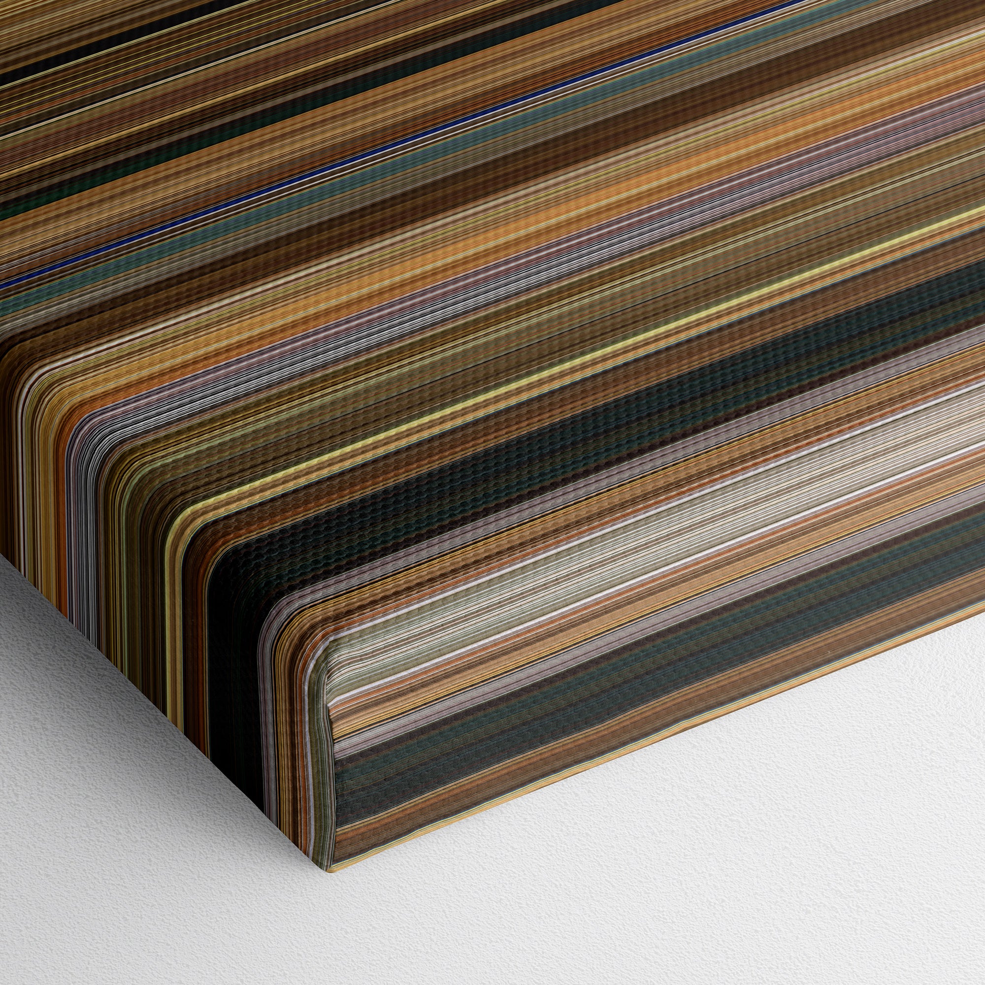 Erin Brockovich (2000) CineSpectrum Color Spectrum Canvas Print - Close Up of Bottom of Print