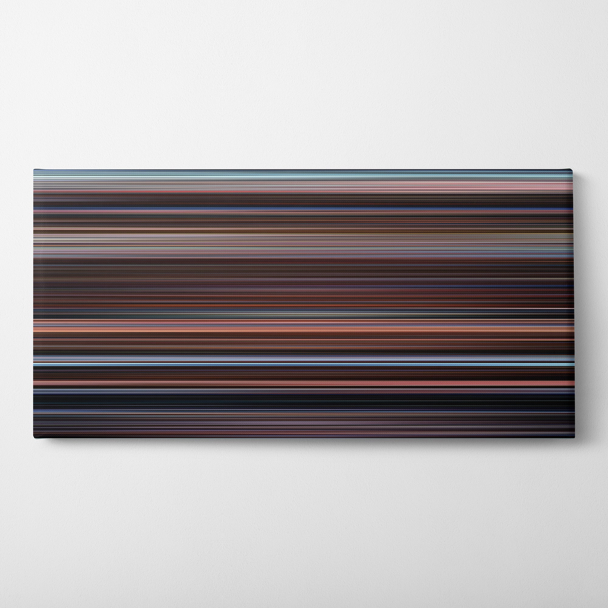 Eternal Sunshine of the Spotless Mind (2004) CineSpectrum Color Spectrum Canvas Print - Horizontal on Wall