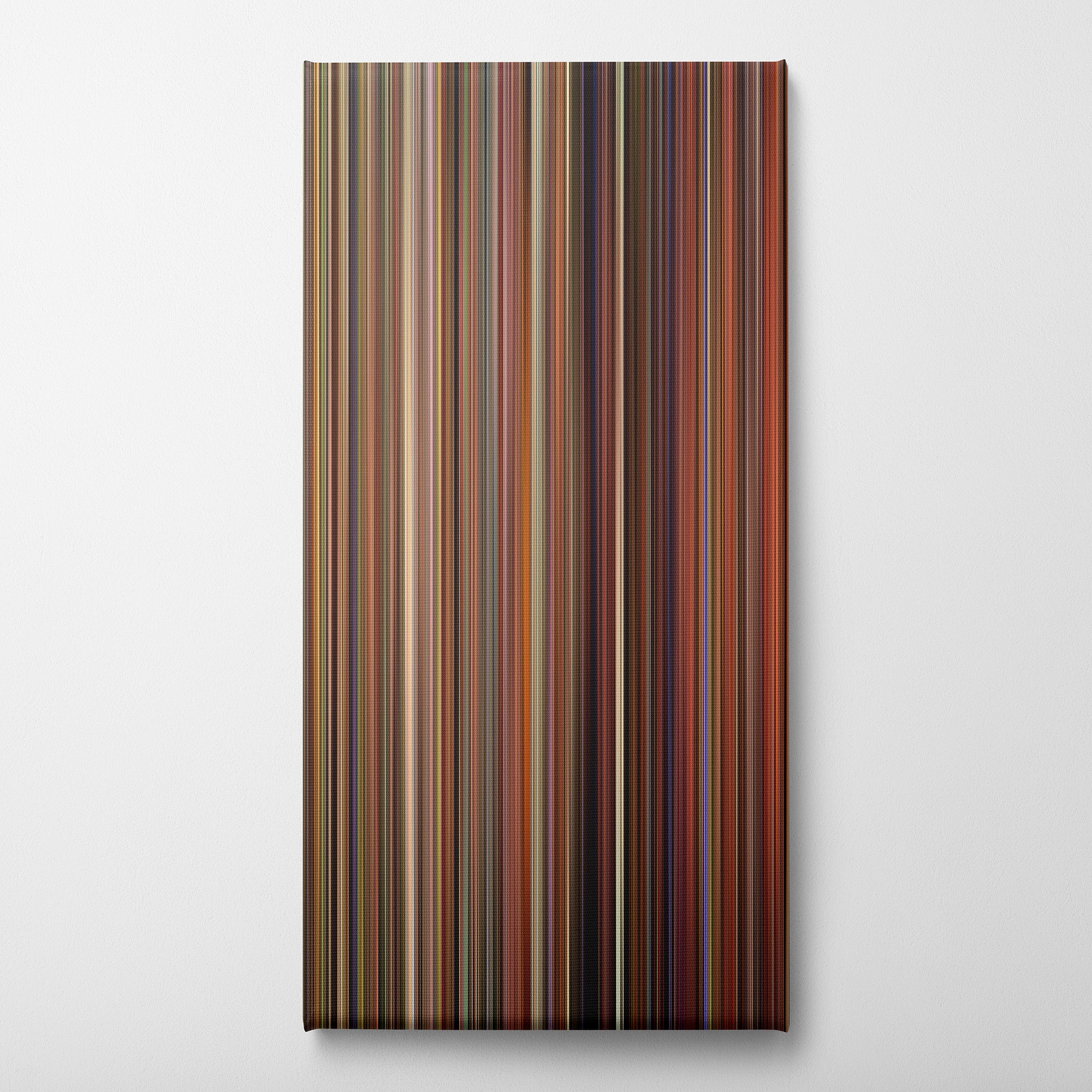 Ever After - A Cinderella Story (1998) CineSpectrum Color Spectrum Canvas Print - Vertical on Wall