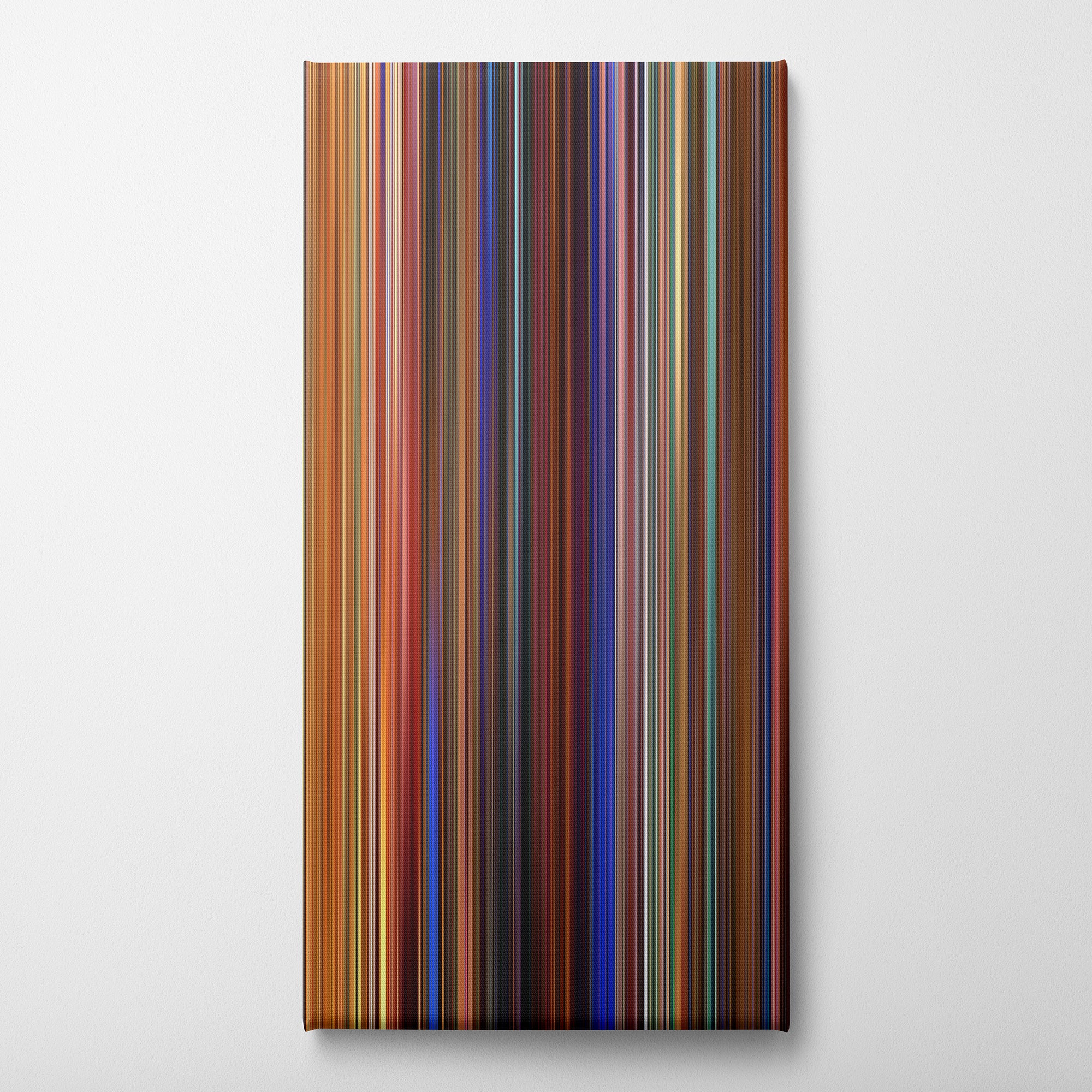 Eyes Wide Shut (1999) CineSpectrum Color Spectrum Canvas Print - Vertical on Wall