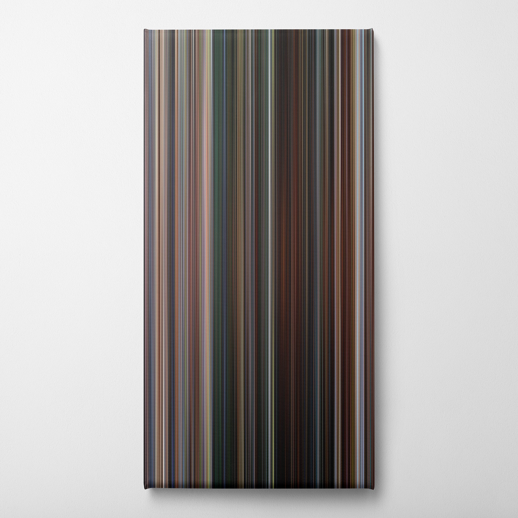 Face Off (1997) CineSpectrum Color Spectrum Canvas Print - Vertical on Wall