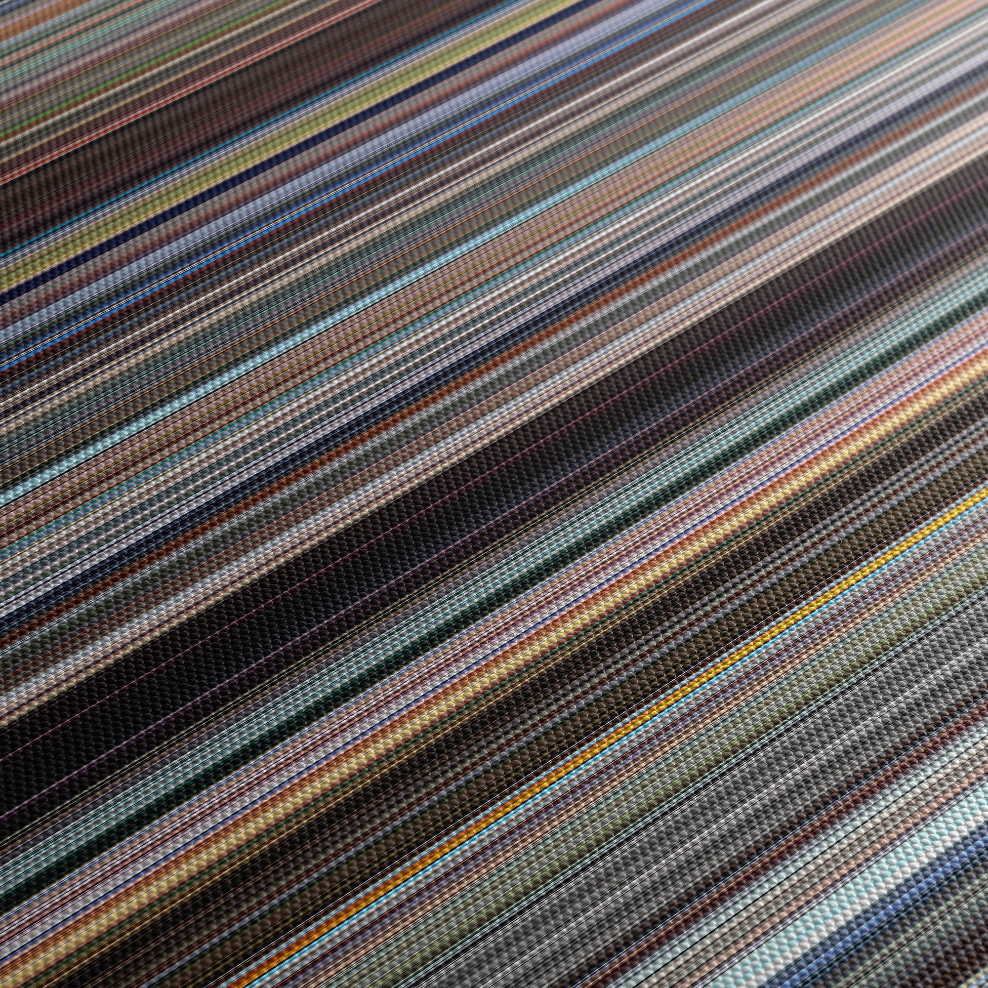 Faces of Death (1978) CineSpectrum Color Spectrum Canvas Print - Close Up of Middle of Print