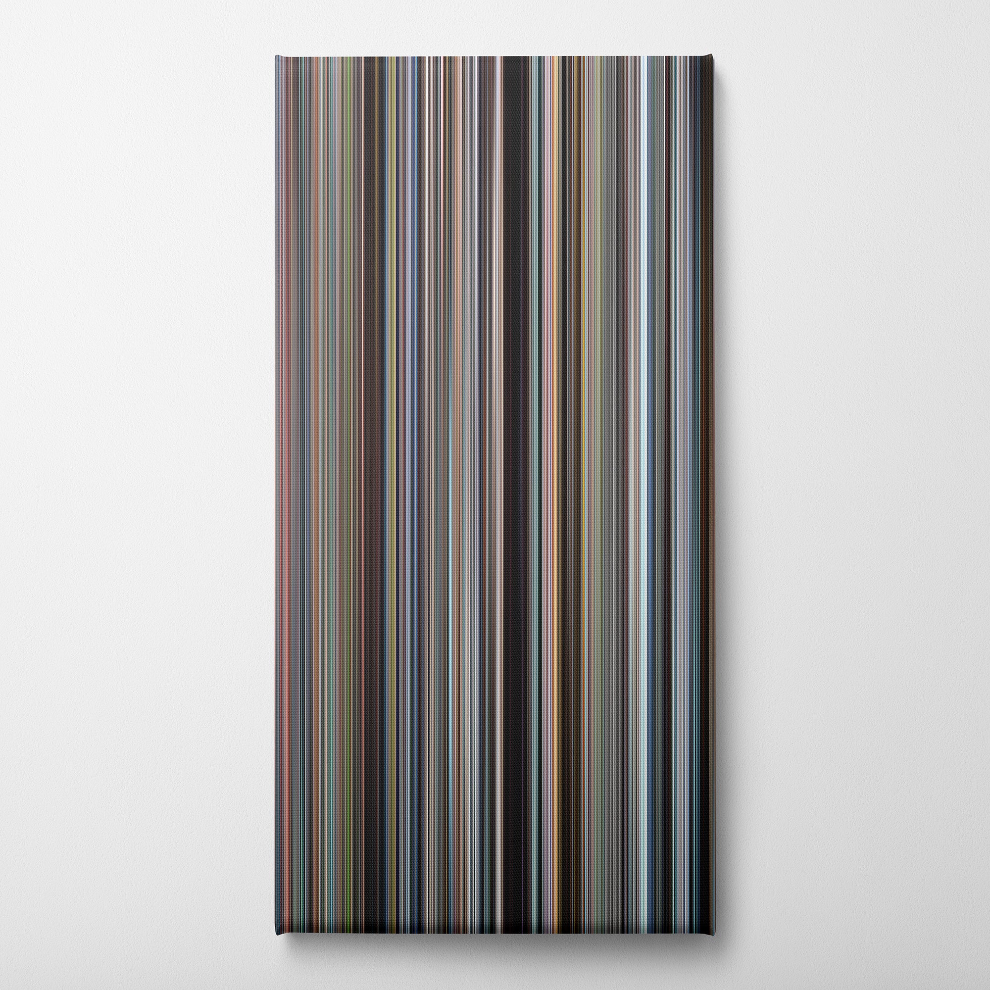 Faces of Death (1978) CineSpectrum Color Spectrum Canvas Print - Vertical on Wall