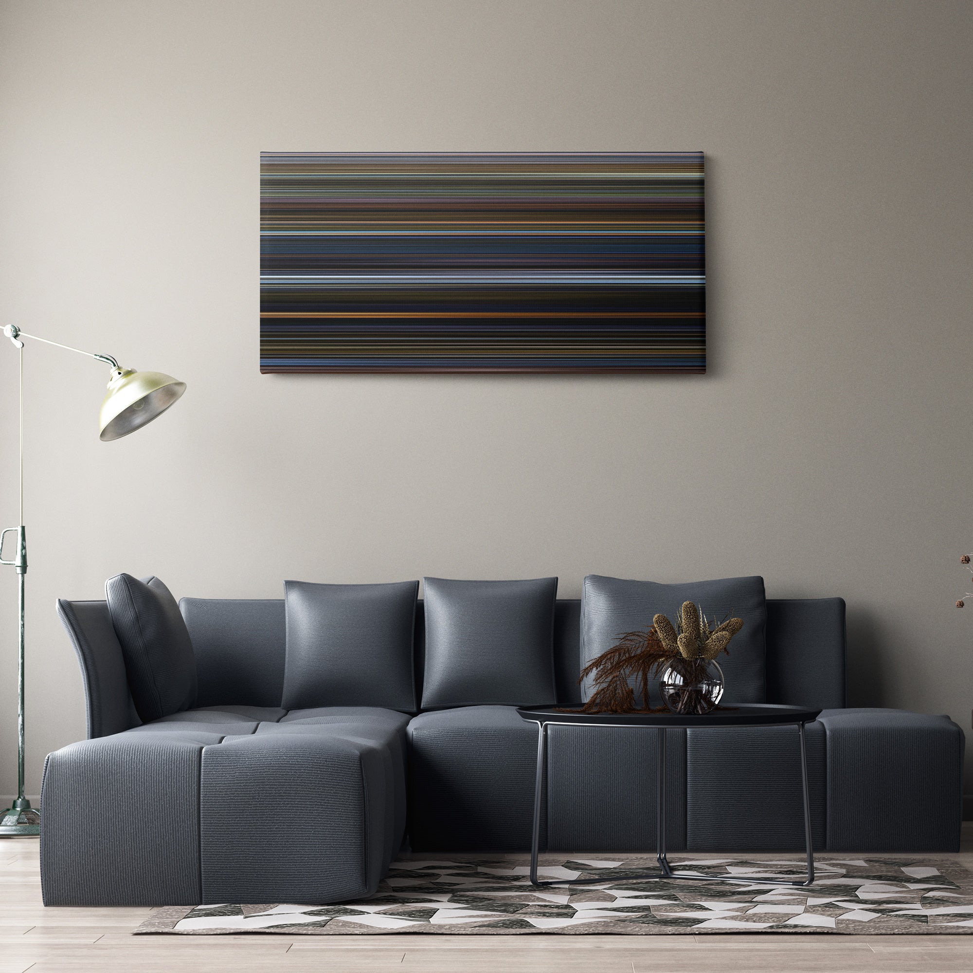 Fantastic Beasts and Where to Find Them (2016) CineSpectrum Color Spectrum Canvas Print - Hanging Horizontal on Wall in Room