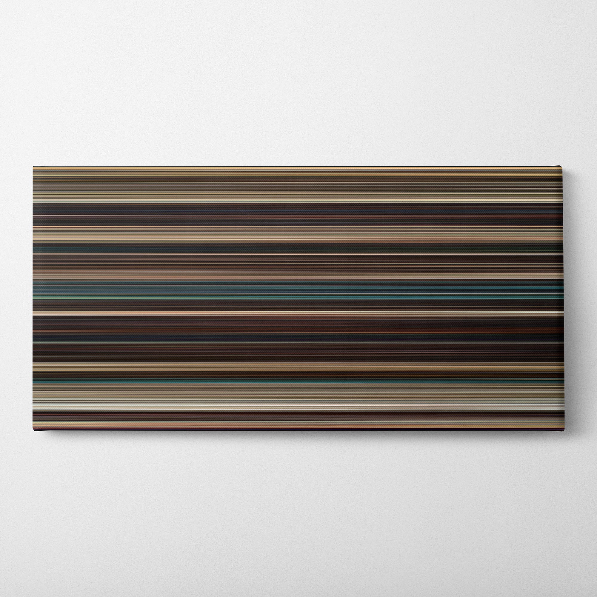 Fast Five (2011) CineSpectrum Color Spectrum Canvas Print - Horizontal on Wall