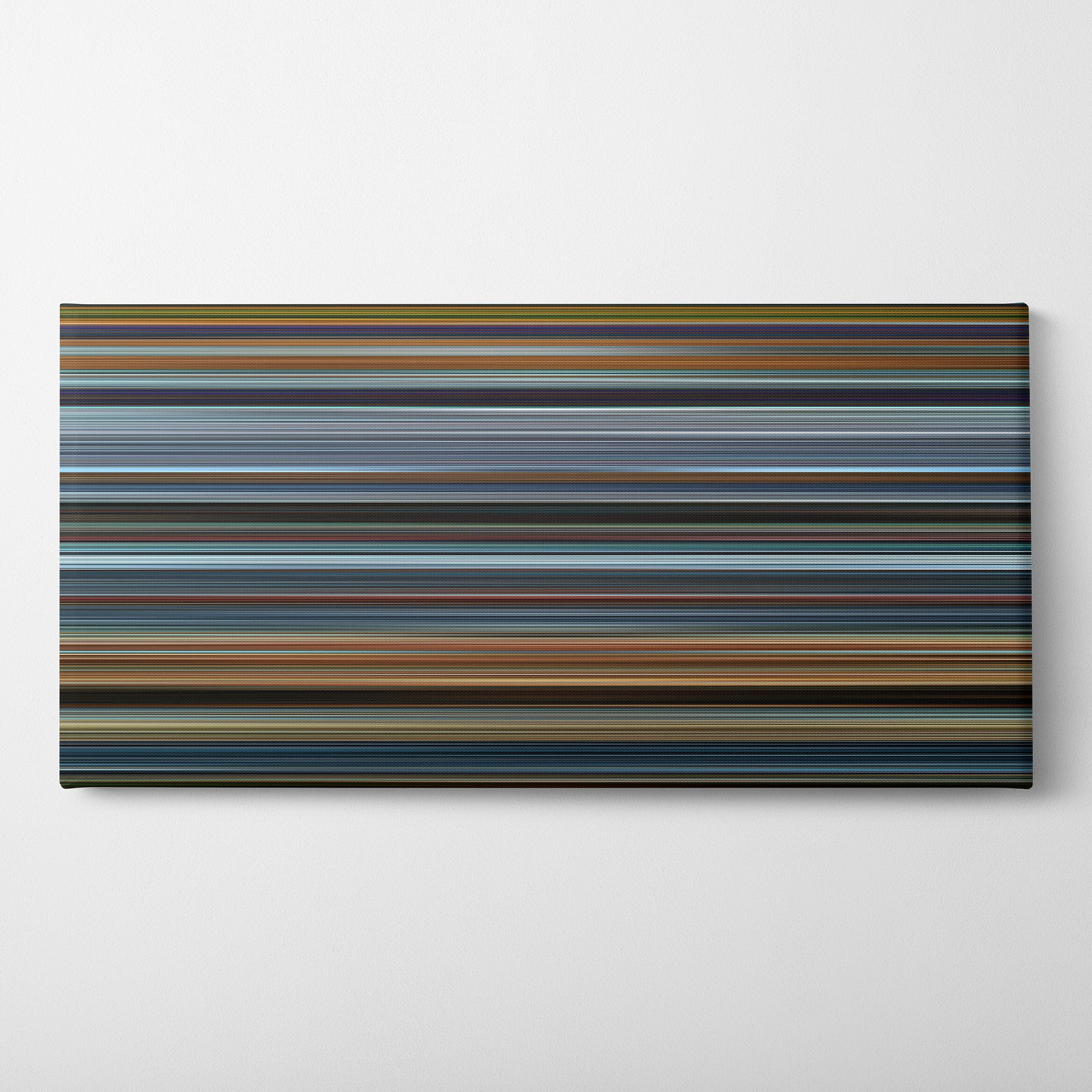 Fast and Furious Presents - Hobbs and Shaw (2019) CineSpectrum Color Spectrum Canvas Print - Horizontal on Wall