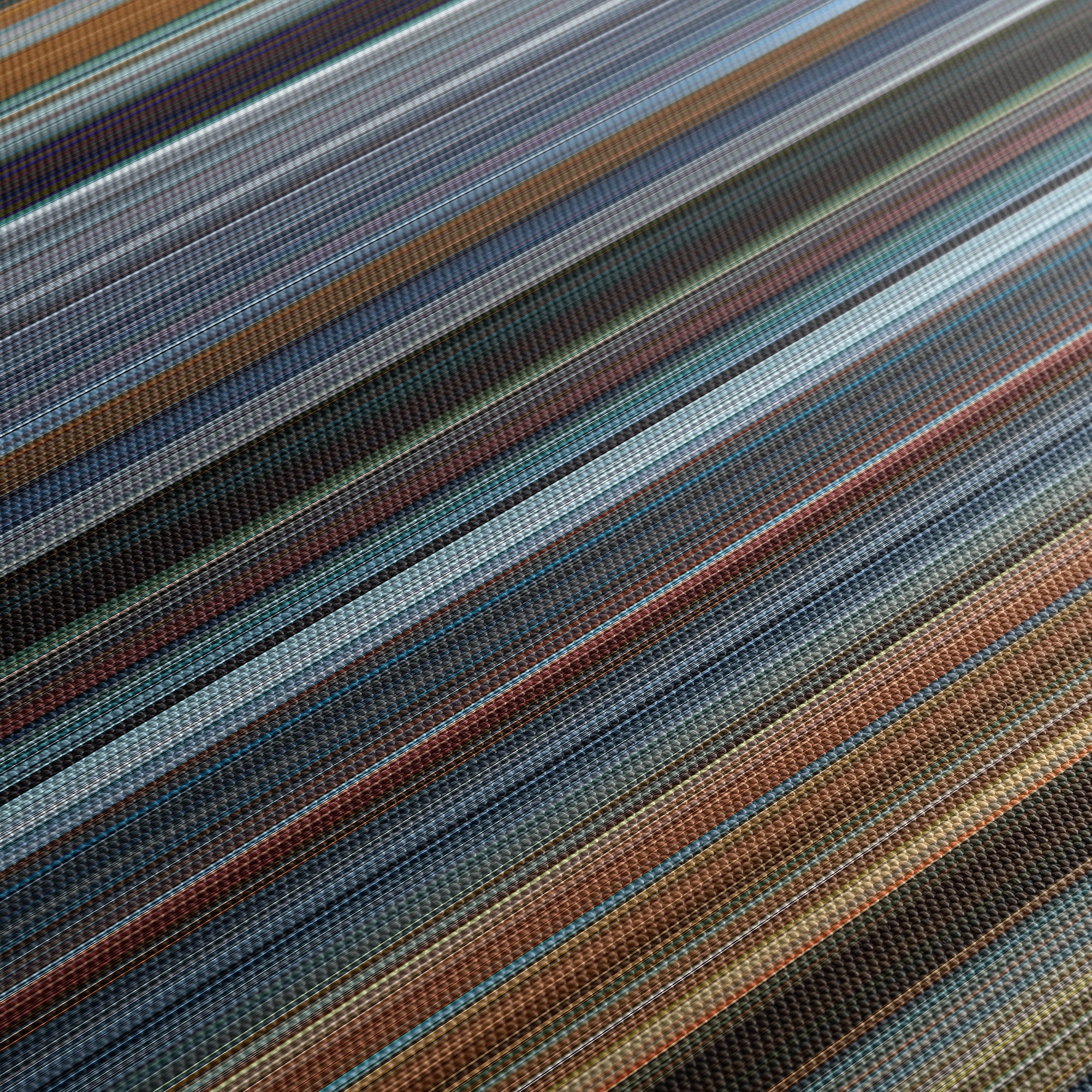 Fast and Furious Presents - Hobbs and Shaw (2019) CineSpectrum Color Spectrum Canvas Print - Close Up of Middle of Print