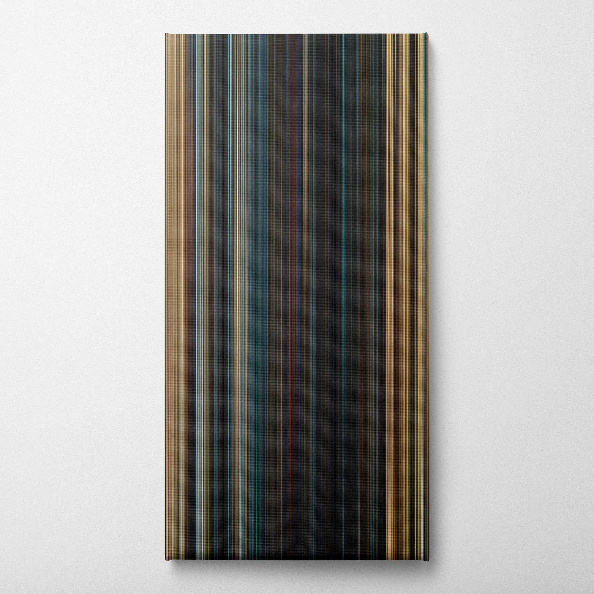 Fast and Furious (2009) CineSpectrum Color Spectrum Canvas Print - Vertical on Wall