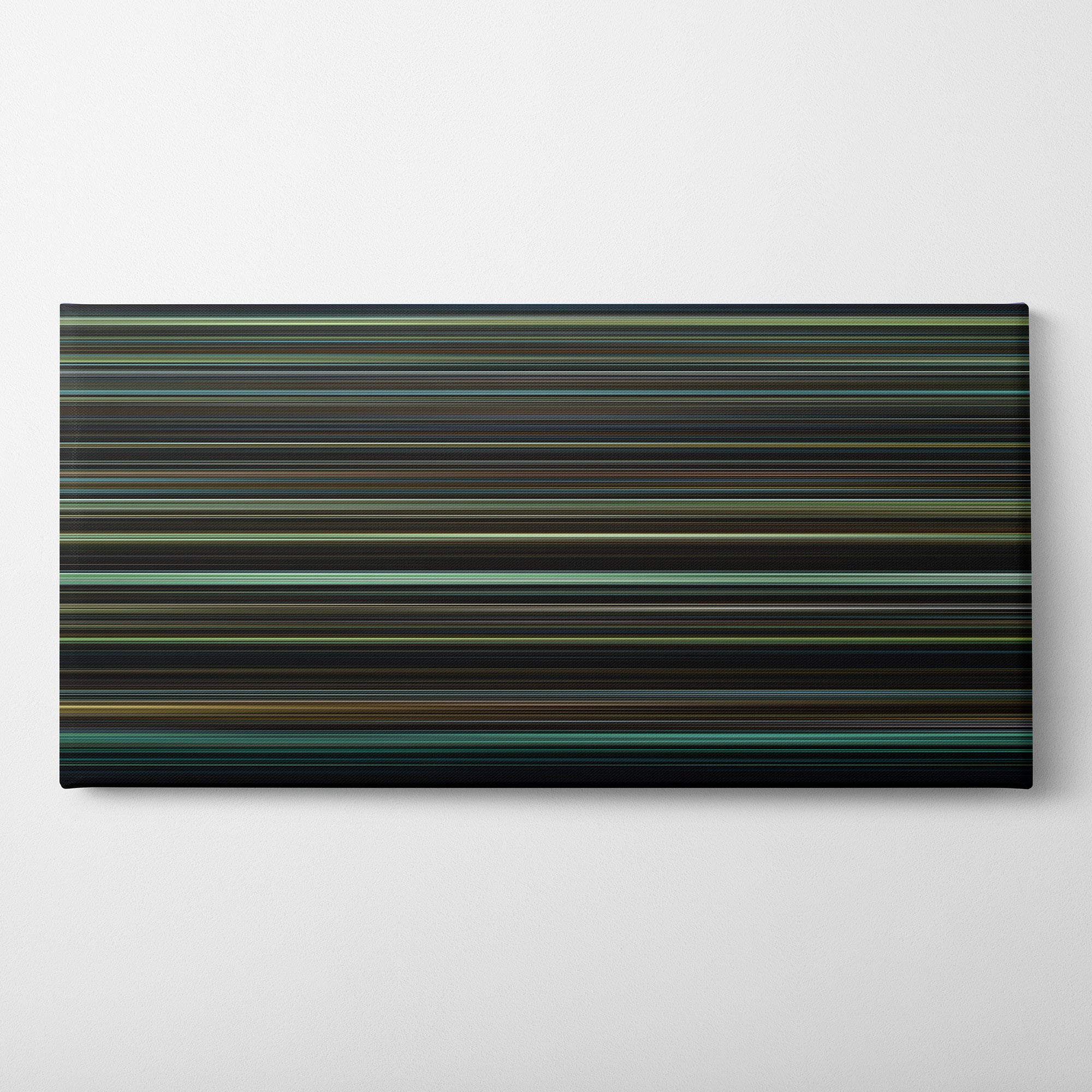 Fight Club (1999) CineSpectrum Color Spectrum Canvas Print - Horizontal on Wall