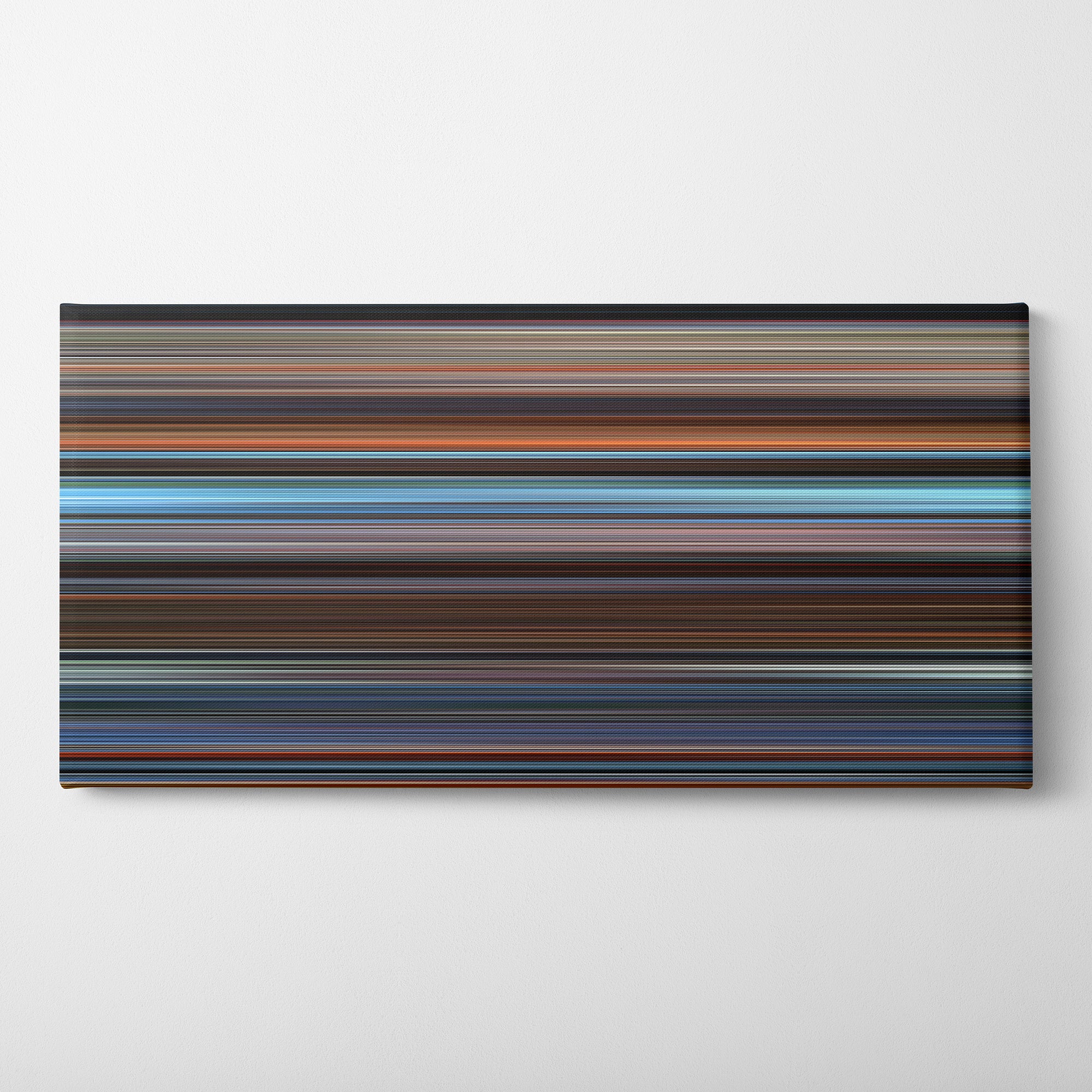 Final Destination 2 (2003) CineSpectrum Color Spectrum Canvas Print - Horizontal on Wall
