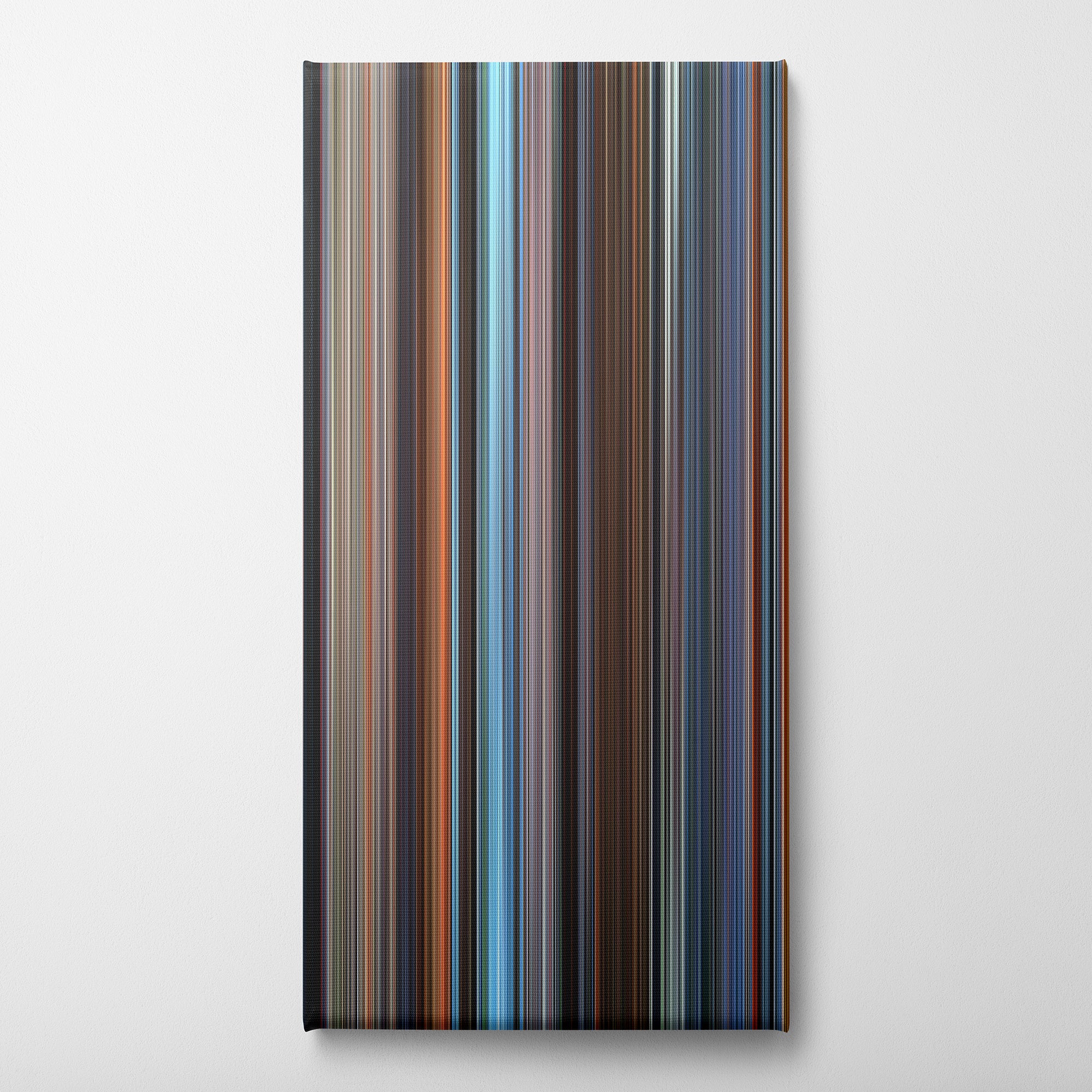Final Destination 2 (2003) CineSpectrum Color Spectrum Canvas Print - Vertical on Wall
