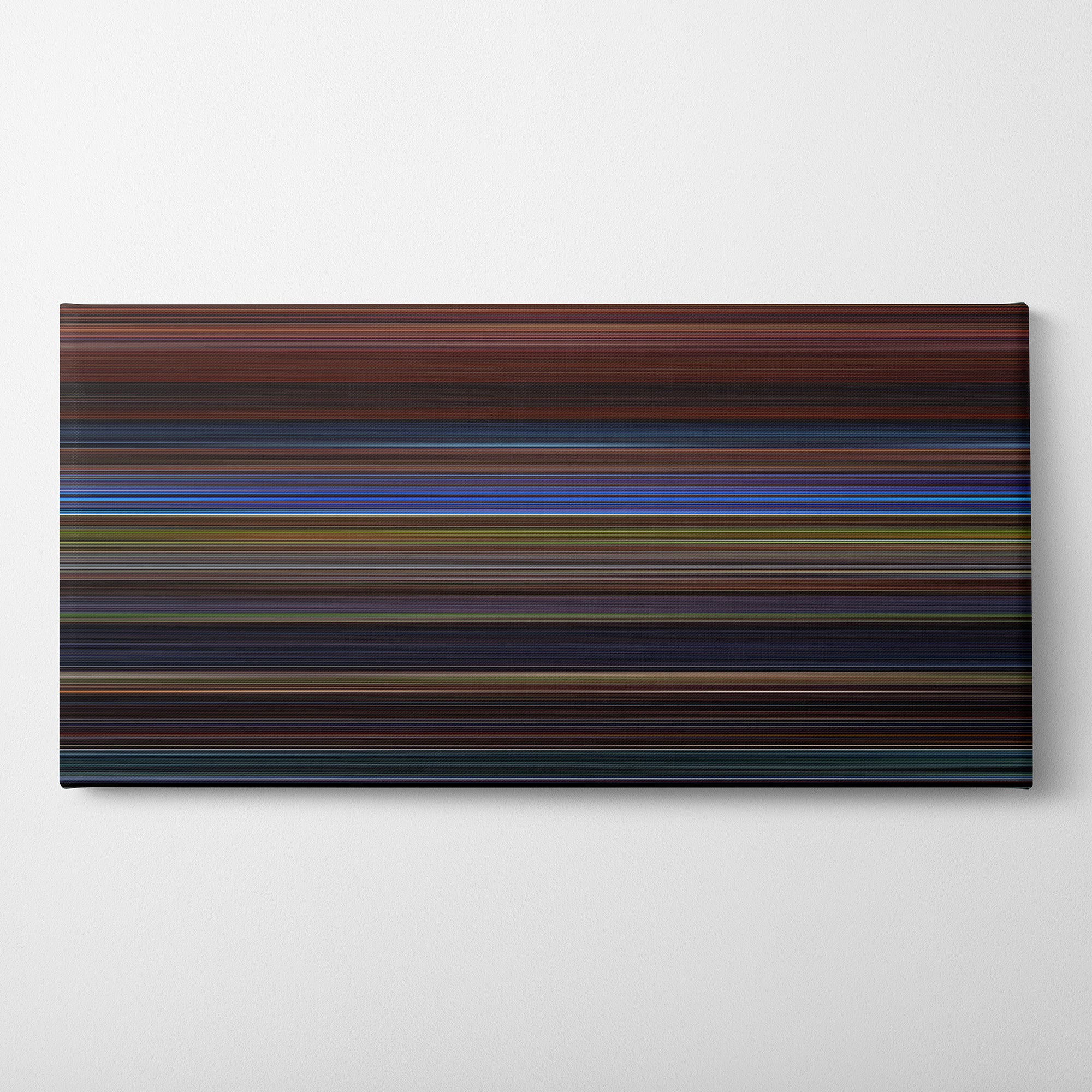 Final Destination 3 (2006) CineSpectrum Color Spectrum Canvas Print - Horizontal on Wall