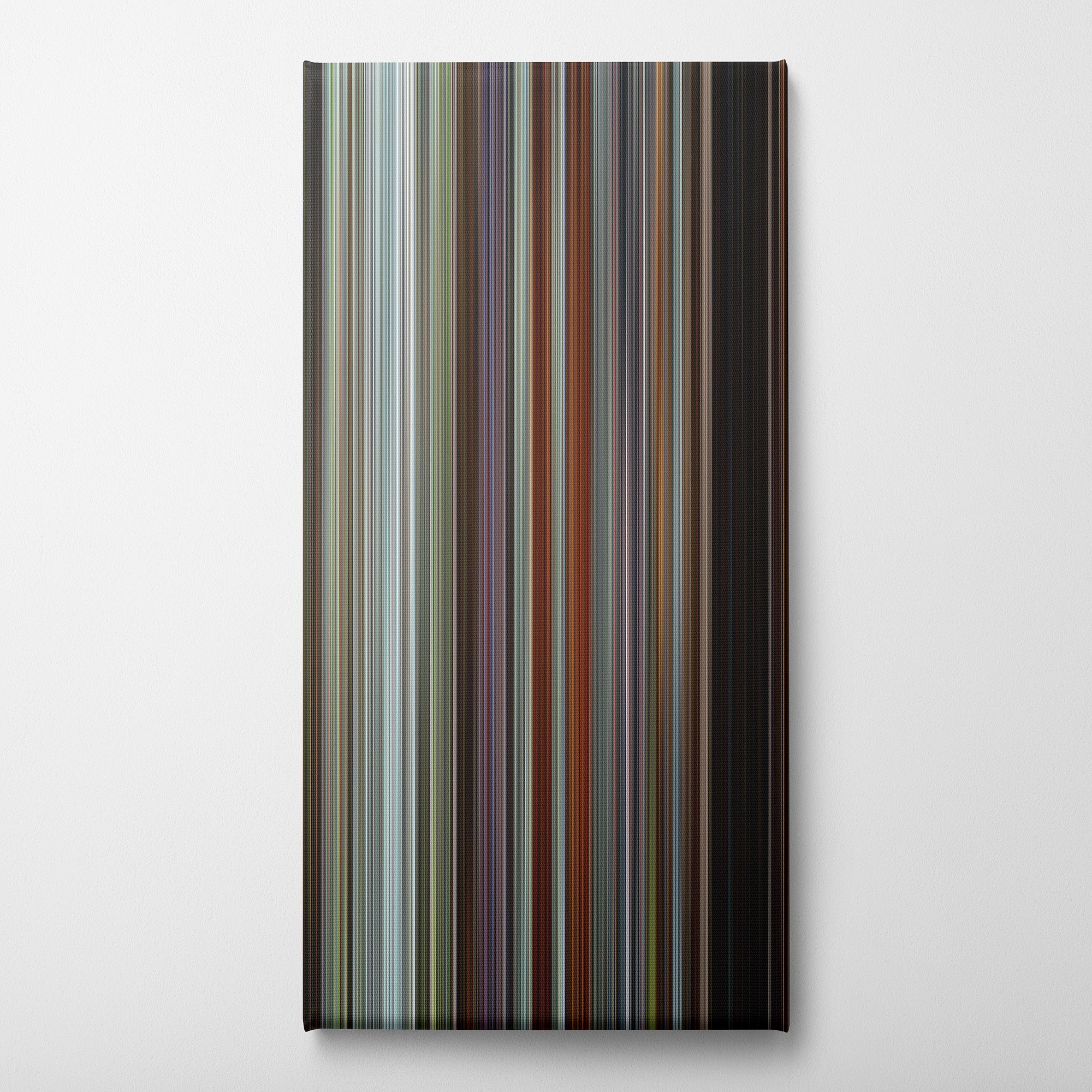 Final Destination 5 (2011) CineSpectrum Color Spectrum Canvas Print - Vertical on Wall