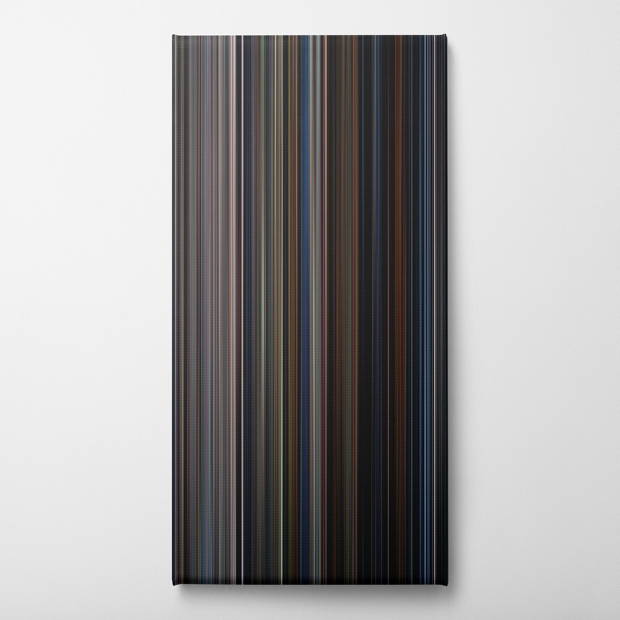 Final Destination (2000) CineSpectrum Color Spectrum Canvas Print - Vertical on Wall