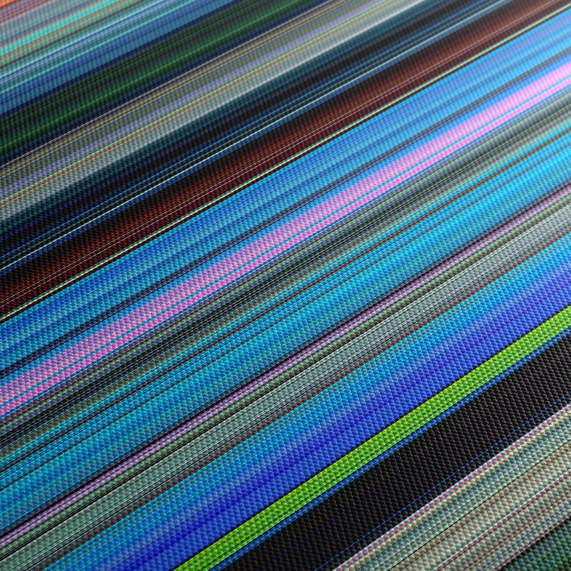 Finding Nemo (2003) CineSpectrum Color Spectrum Canvas Print - Close Up of Middle of Print