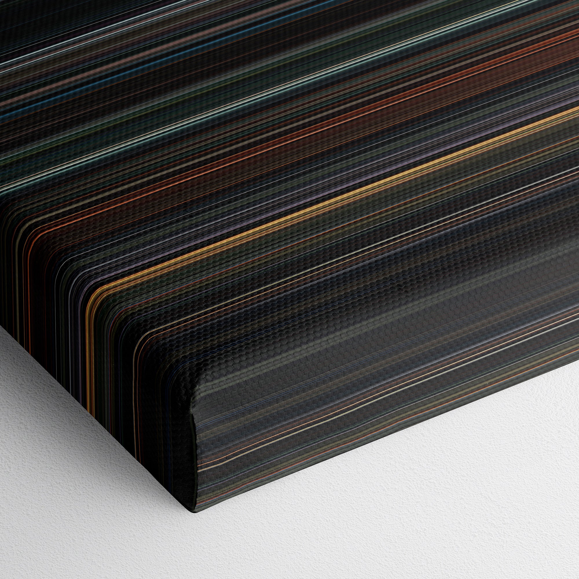 First Blood (1982) CineSpectrum Color Spectrum Canvas Print - Close Up of Bottom of Print