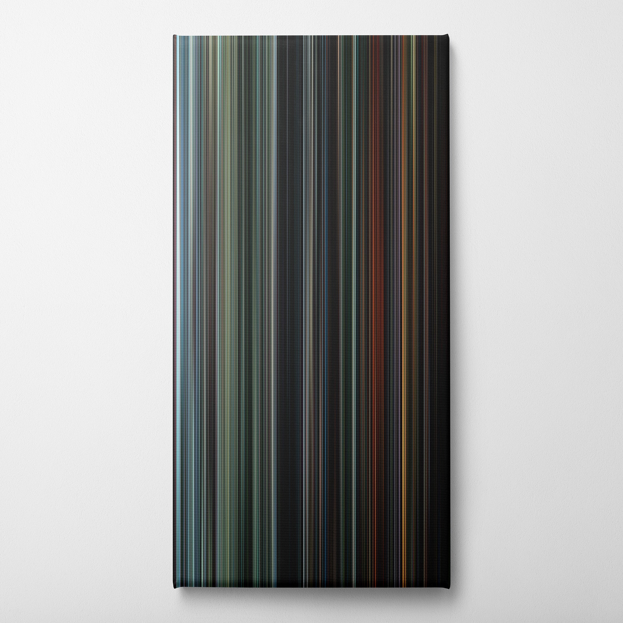 First Blood (1982) CineSpectrum Color Spectrum Canvas Print - Vertical on Wall