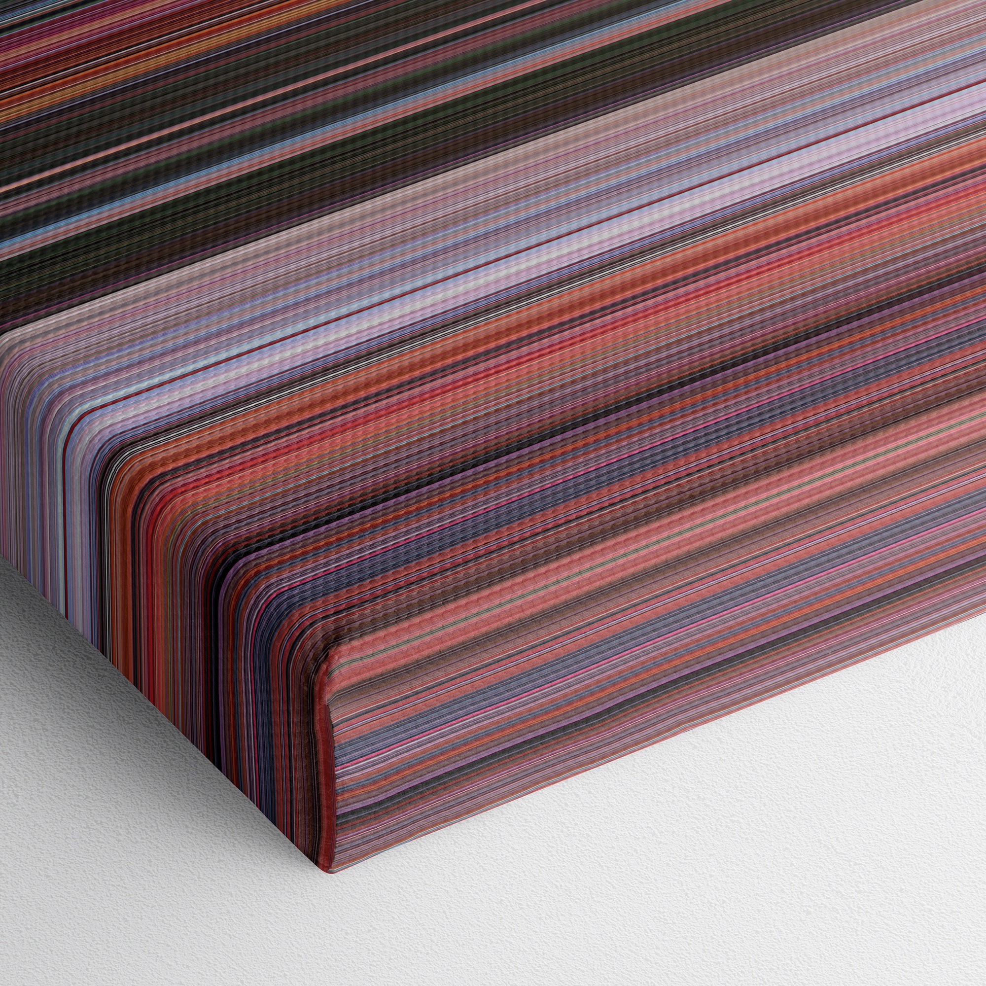 Flash Gordon (1980) CineSpectrum Color Spectrum Canvas Print - Close Up of Bottom of Print