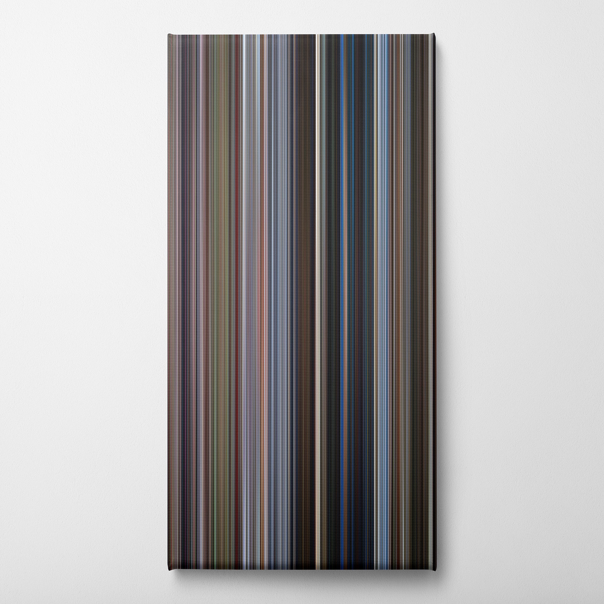 For Your Eyes Only (1981) CineSpectrum Color Spectrum Canvas Print - Vertical on Wall
