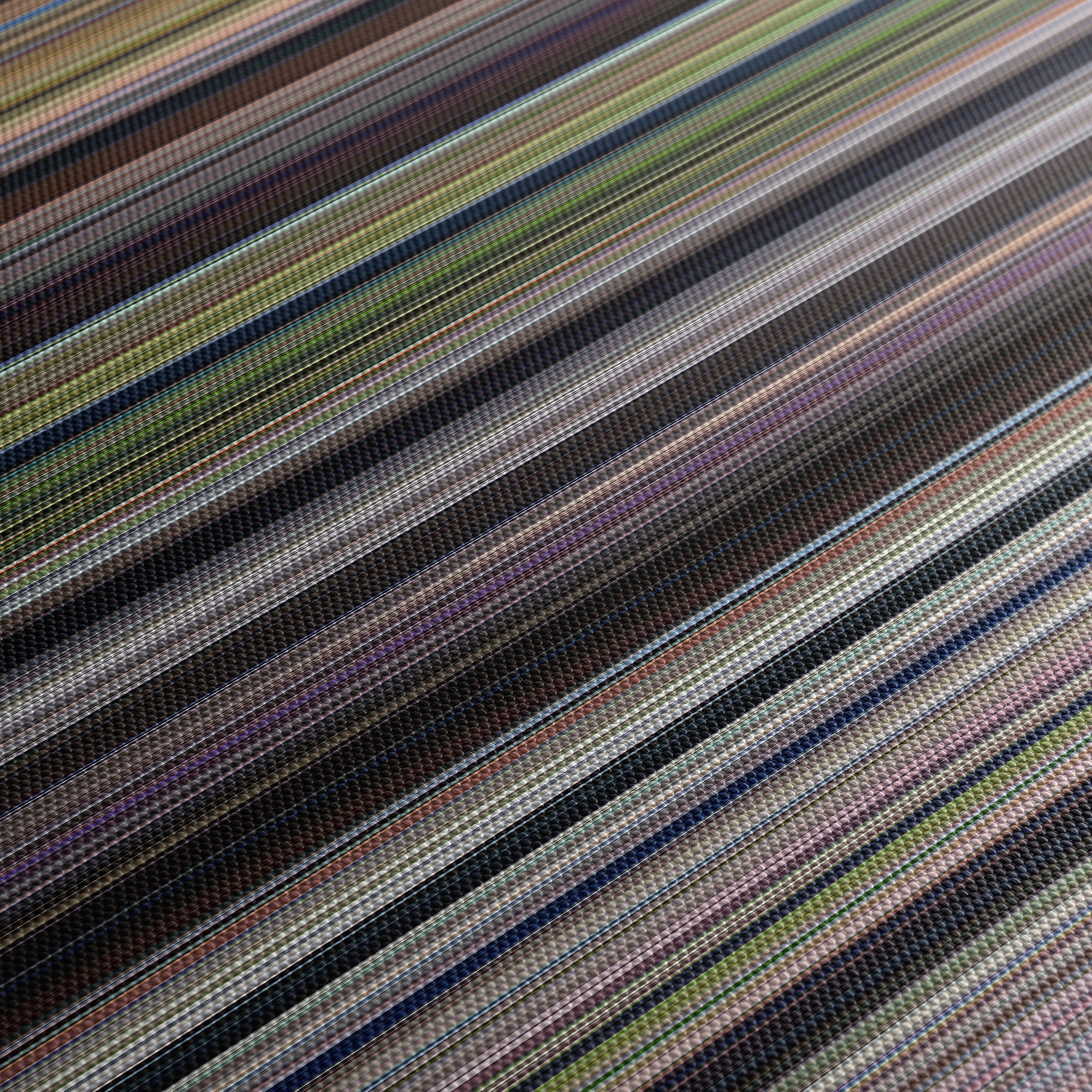 Forrest Gump (1994) CineSpectrum Color Spectrum Canvas Print - Close Up of Middle of Print