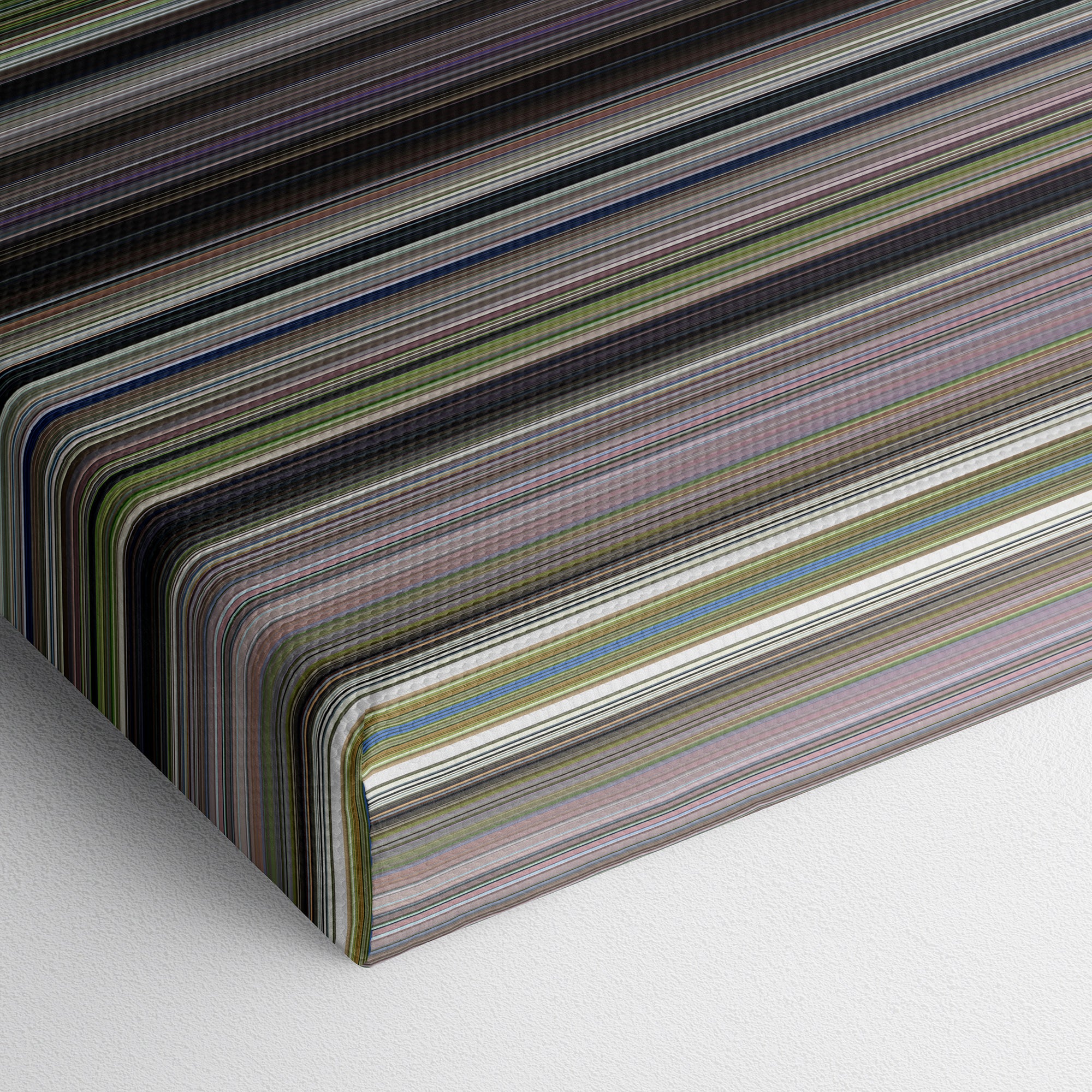 Forrest Gump (1994) CineSpectrum Color Spectrum Canvas Print - Close Up of Bottom of Print