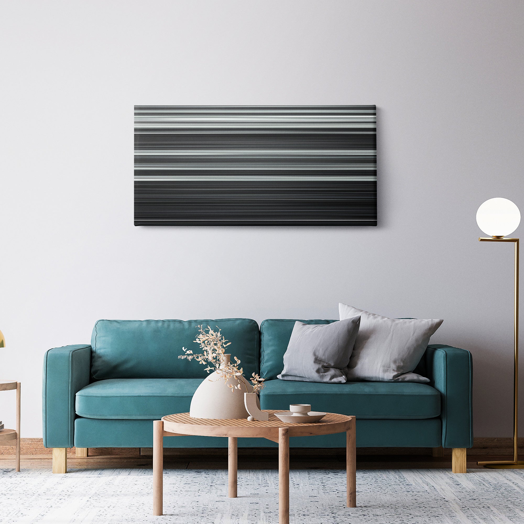 Frankenweenie (2012) CineSpectrum Color Spectrum Canvas Print - Hanging Horizontal on Wall in Room