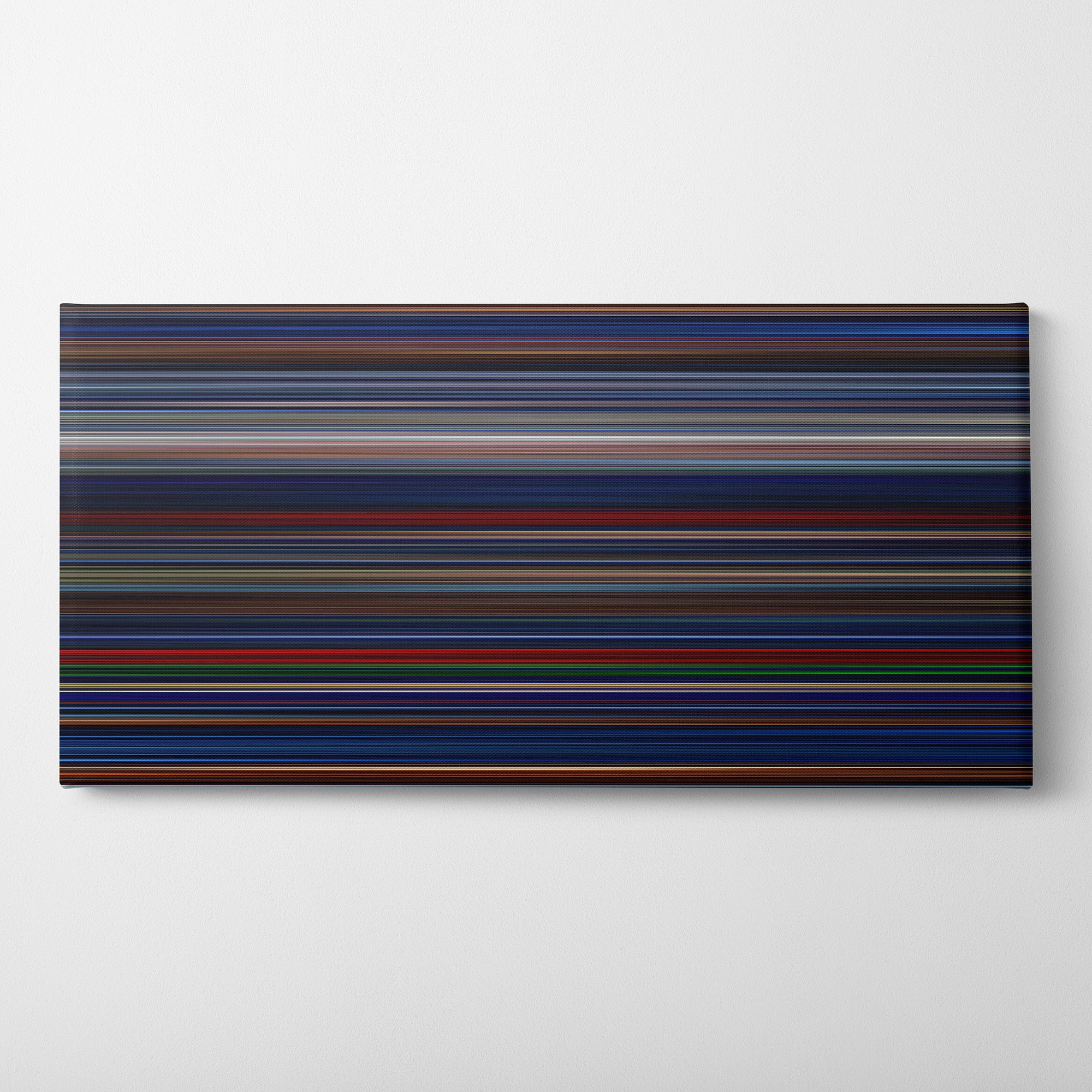 Freddy vs Jason (2003) CineSpectrum Color Spectrum Canvas Print - Horizontal on Wall