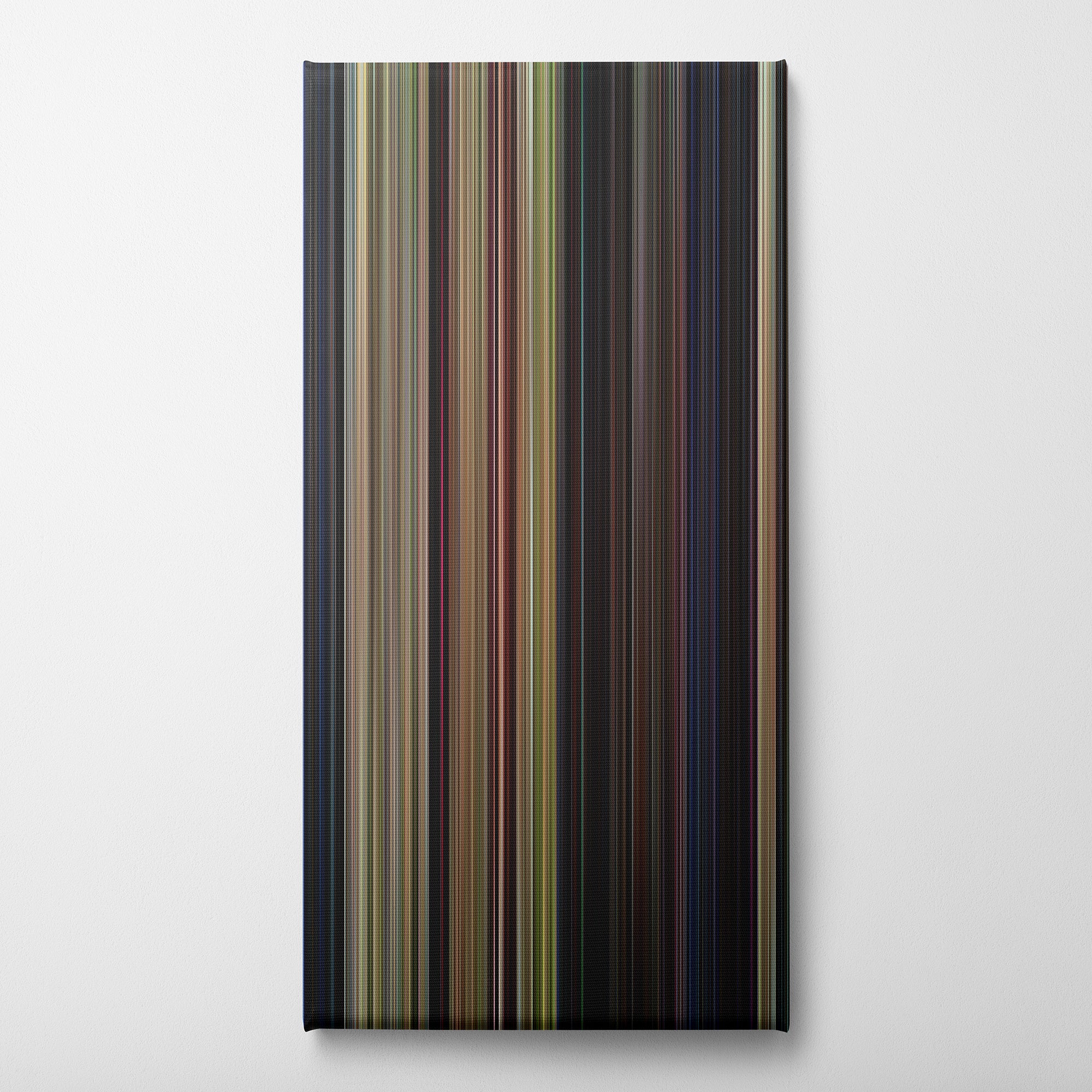Friday the 13th A New Beginning (1985) CineSpectrum Color Spectrum Canvas Print - Vertical on Wall