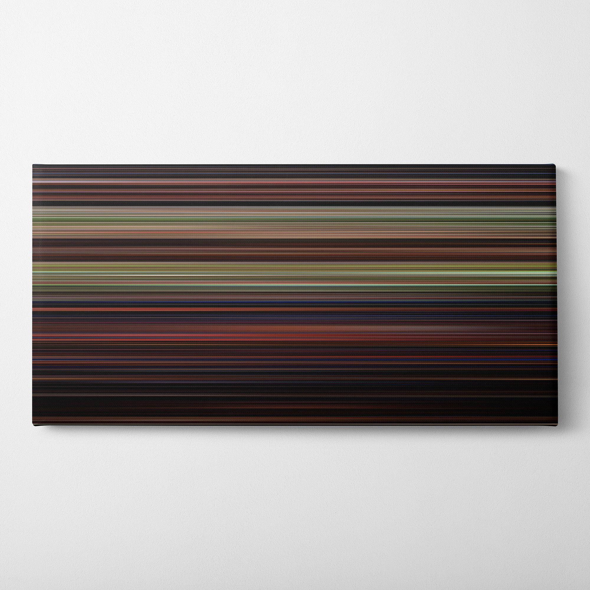 Friday the 13th Part 2 (1981) CineSpectrum Color Spectrum Canvas Print - Horizontal on Wall
