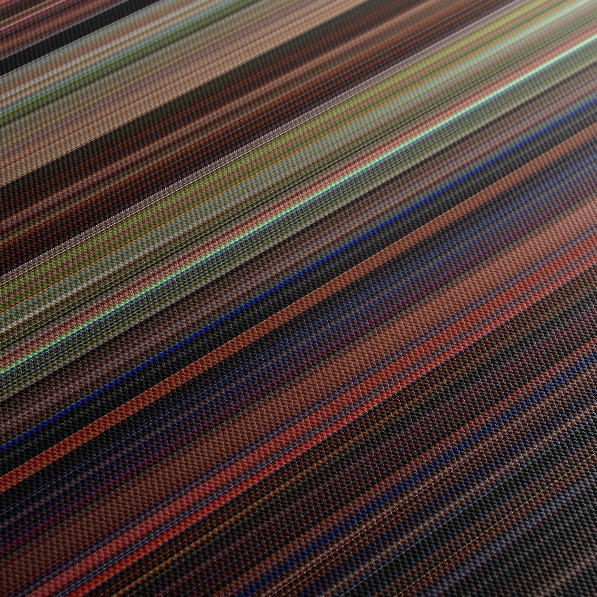Friday the 13th Part 2 (1981) CineSpectrum Color Spectrum Canvas Print - Close Up of Middle of Print