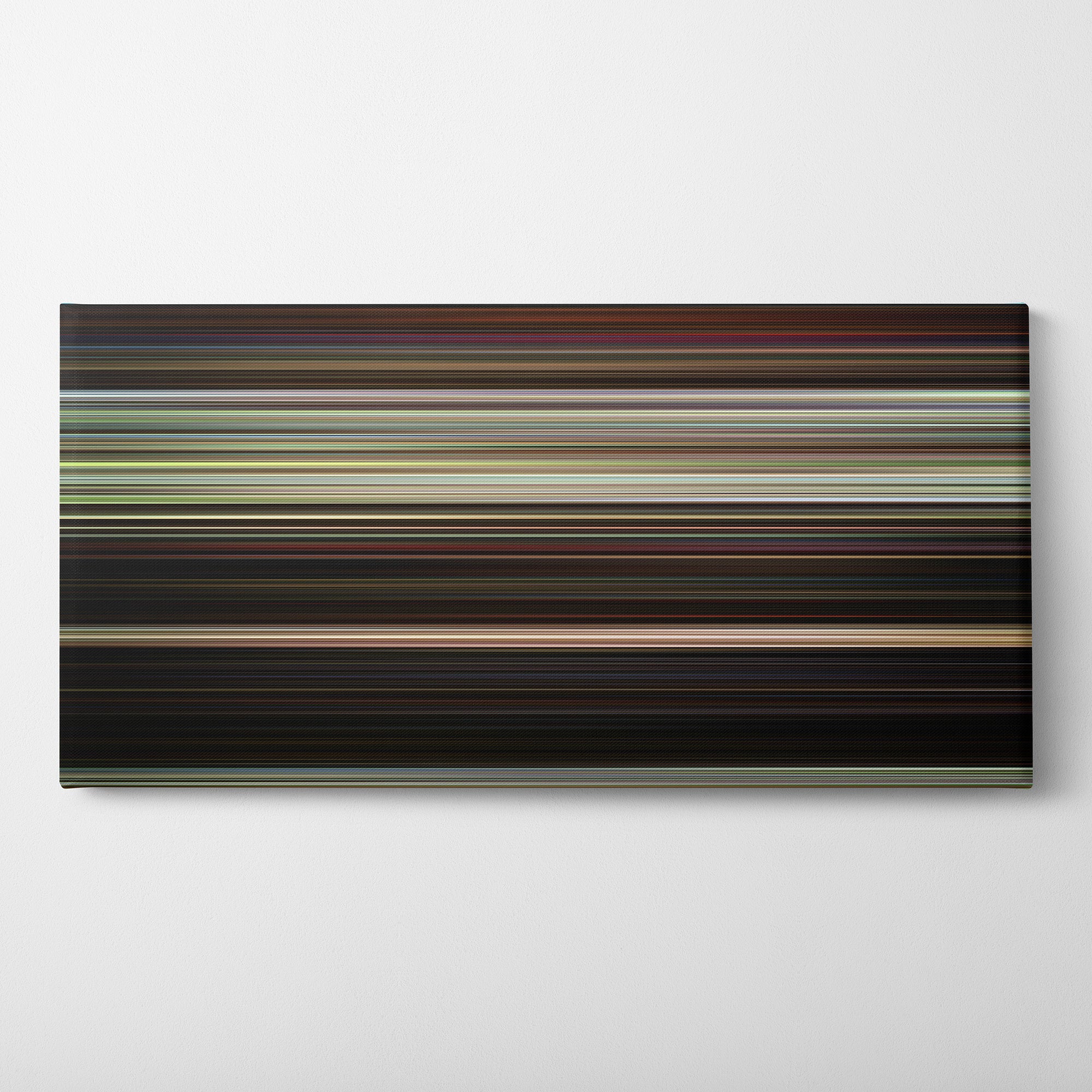 Friday the 13th Part III (1982) CineSpectrum Color Spectrum Canvas Print - Horizontal on Wall