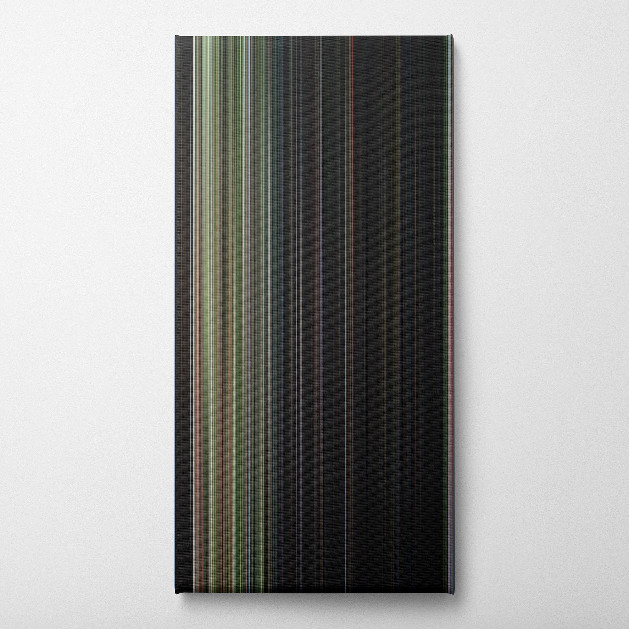 Friday the 13th (1980) CineSpectrum Color Spectrum Canvas Print - Vertical on Wall